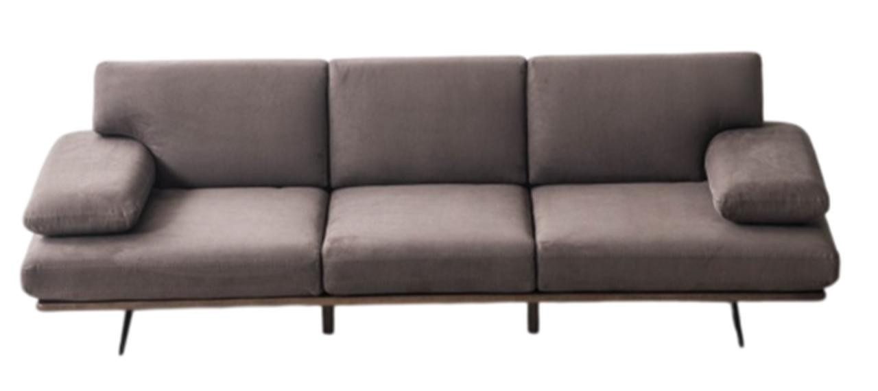 Xlmoebel 4-Sitzer Graues Polstersofa im stilvollen Design für Ihr Wohnzimmer, 1 Teile, Made in Europa