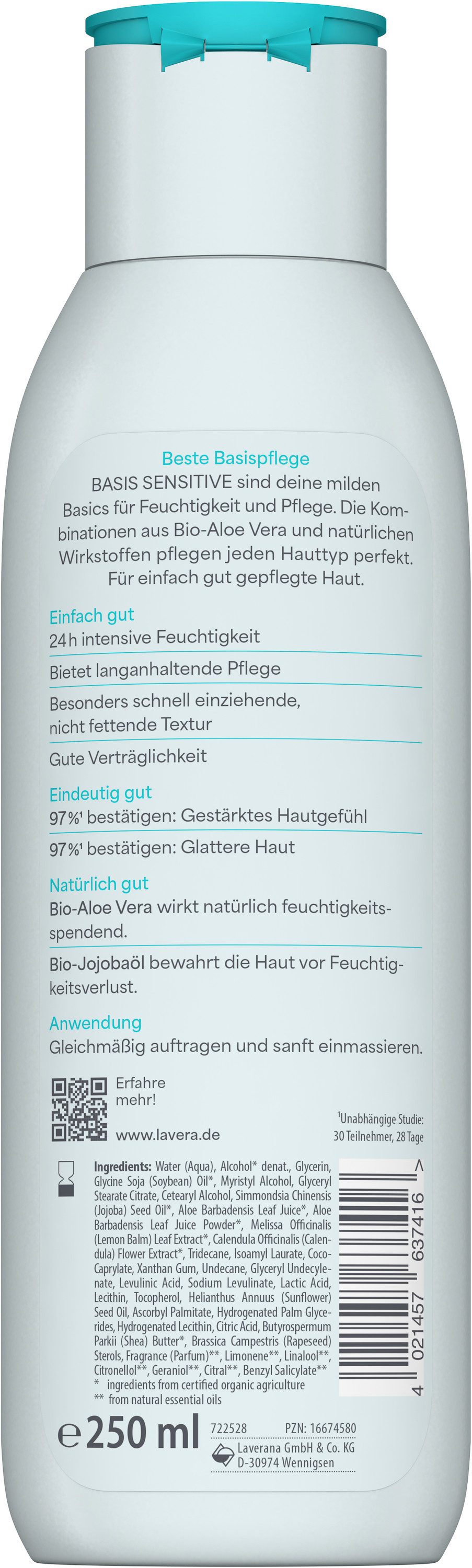 lavera Körperlotion basis sensitive Body Lotion Express