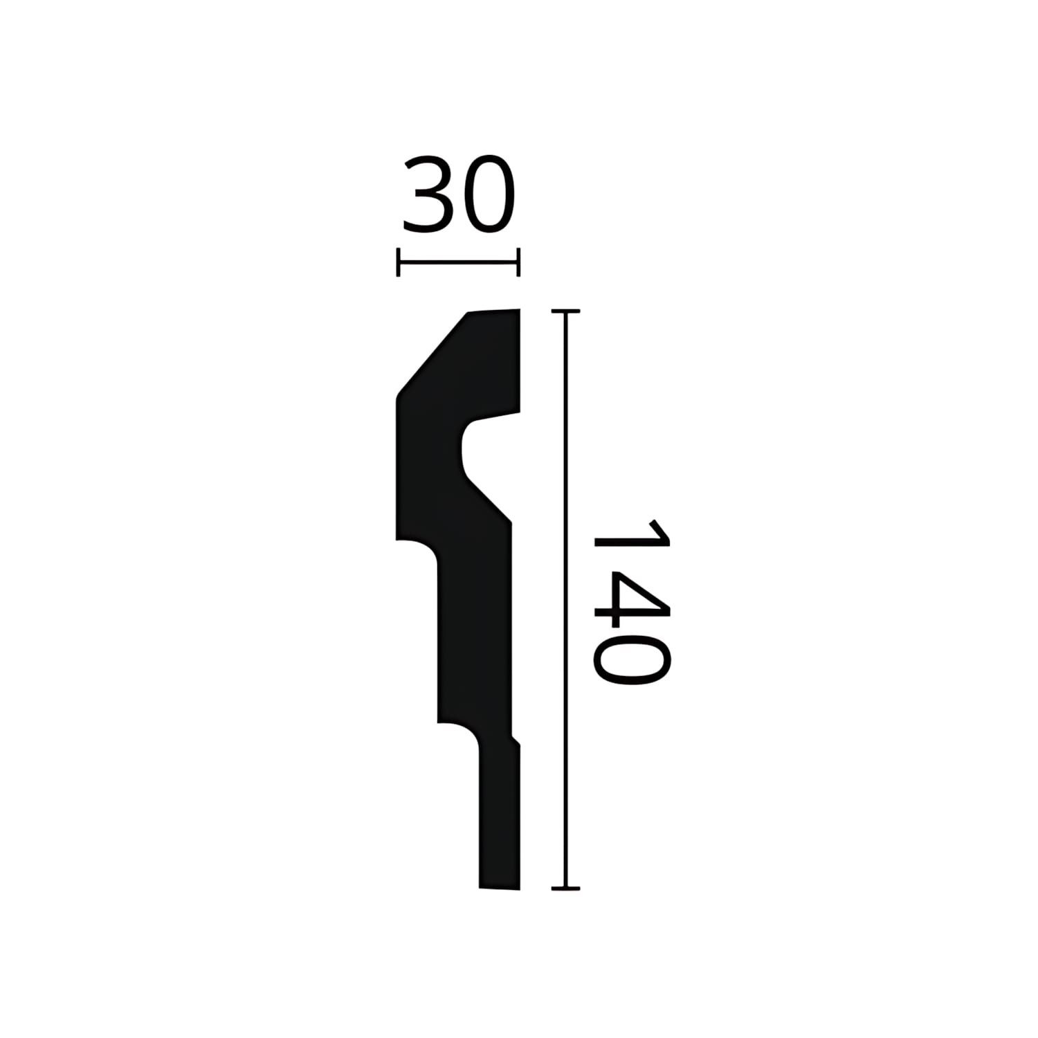 NOËL & MARQUET by nmc Zierleiste NMC MA1 Türumrandung Fassadenstuck Fensterumrandung Fassadenprofil 2m, kleben, Polyurethan Hartschaum, Türumrandung, 1-St., Türumrandung, Fassadenstuck Fensterumrandung Fassadenprofil Modern weiß vorgrundiert