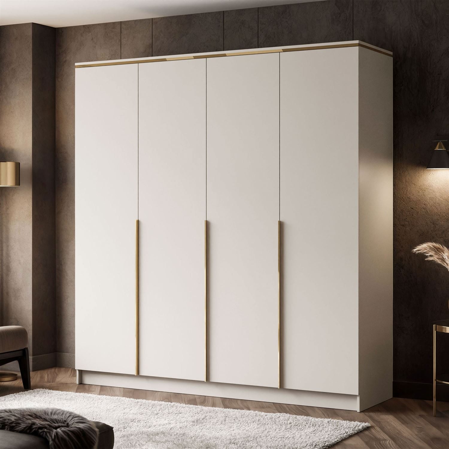 Lookway Kleiderschrank AURORA 4D KASCHMIR günstig online kaufen