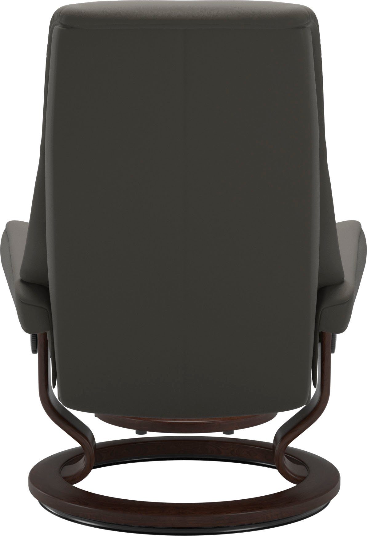 mit S,Gestell Größe View Relaxsessel Relaxsessel Base, (Set, Hocker), mit Braun Classic Stressless®