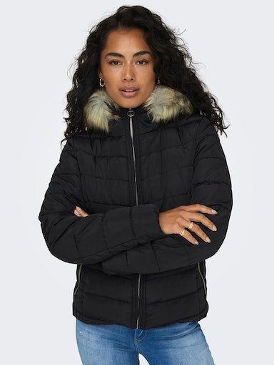 ONLY Steppjacke ONLELLAN QUILTED HOOD JACKET CC OTW Kunstfaser