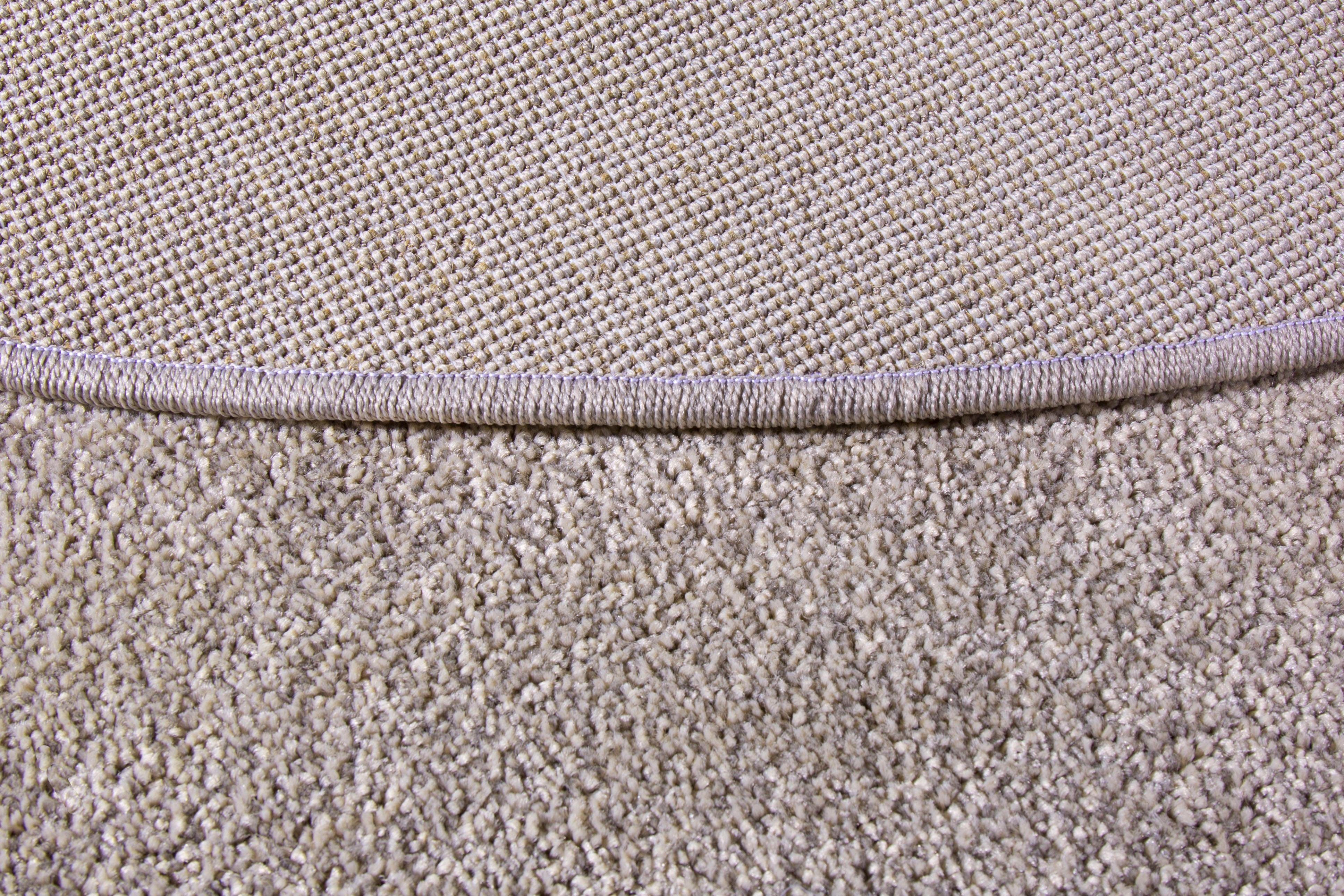 Teppich Uni-Farben, gewebt, Höhe: Wohnzimmer rund, 8 Jerez, & Kurzflor, Andiamo, Schlafzimmer mm, beige