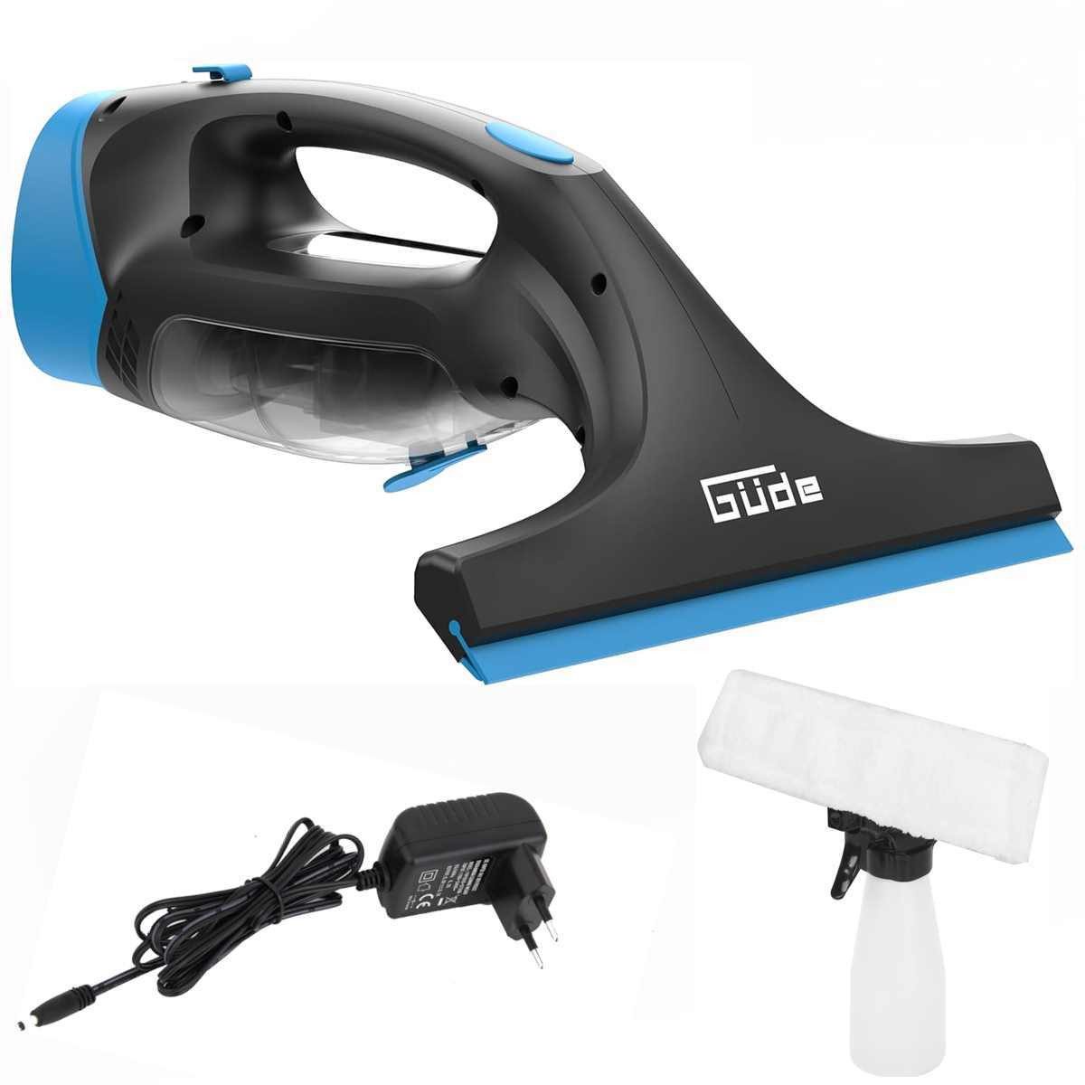 Güde Akku-Fensterreiniger Güde Fenstersauger GAFS 280 Fensterreiniger Akku Ladegerät Wischer