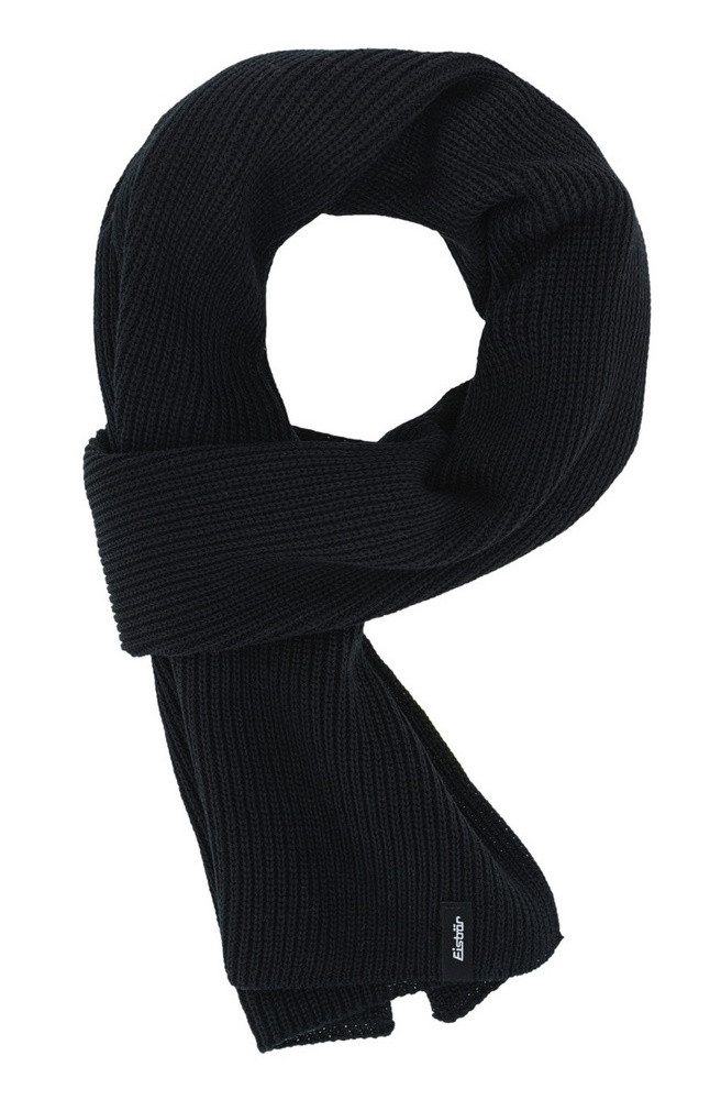 Eisbär Schal Larell Scarf RL (Merinomix) schwarz 174cm x 24cm - 1 Stück
