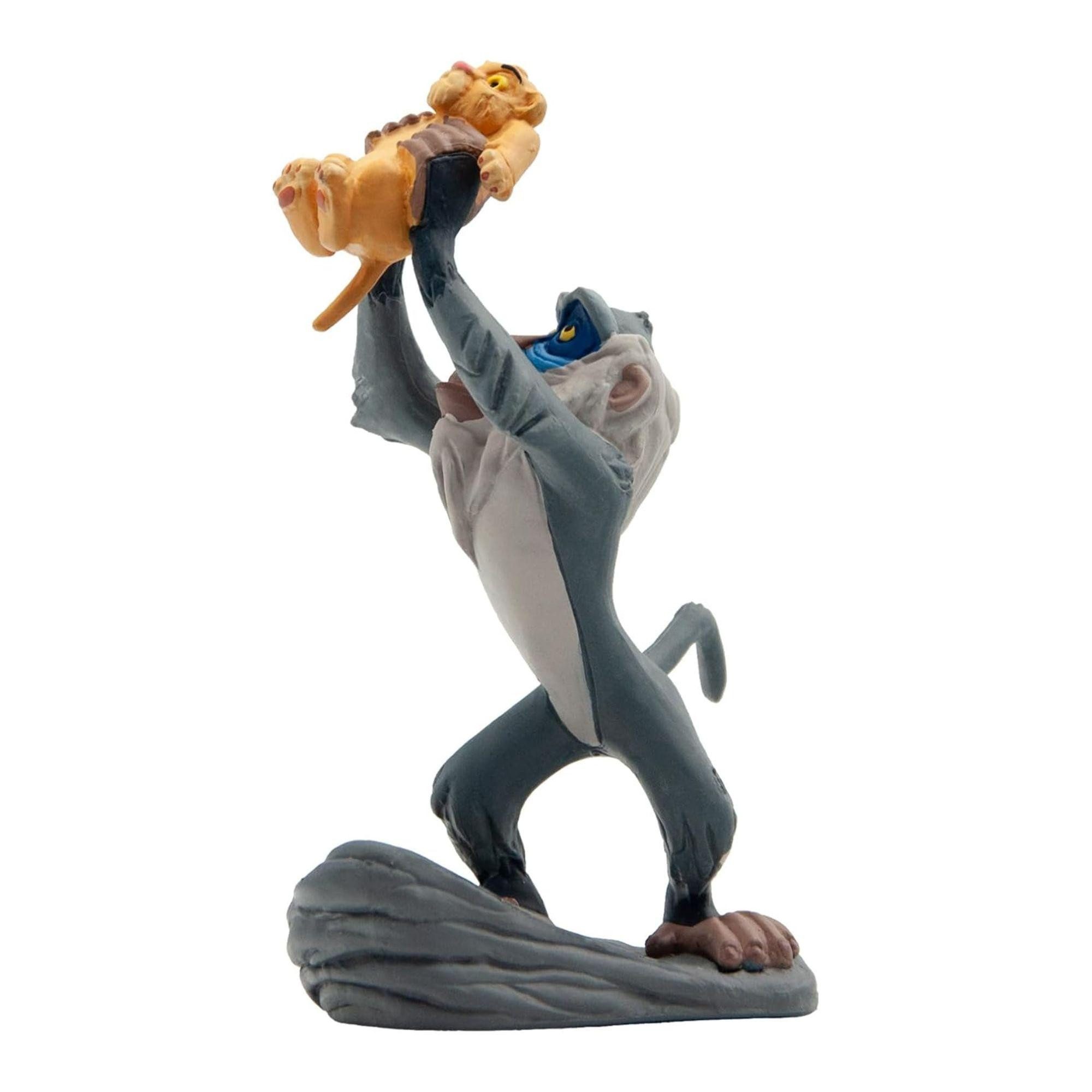 BULLYLAND Spielfigur Rafiki mit Baby Simba (12256) - Der König der Löwen