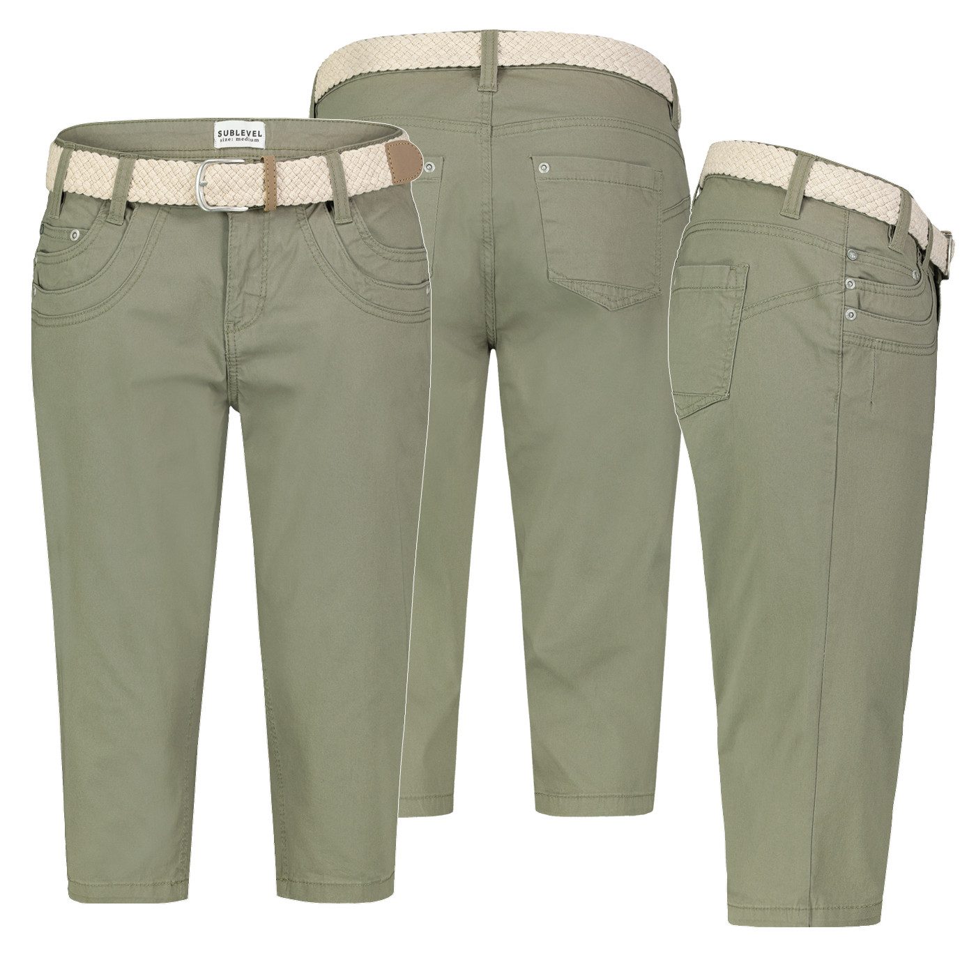 SUBLEVEL Bermudas Damen Short Bermuda 3/4 günstig online kaufen