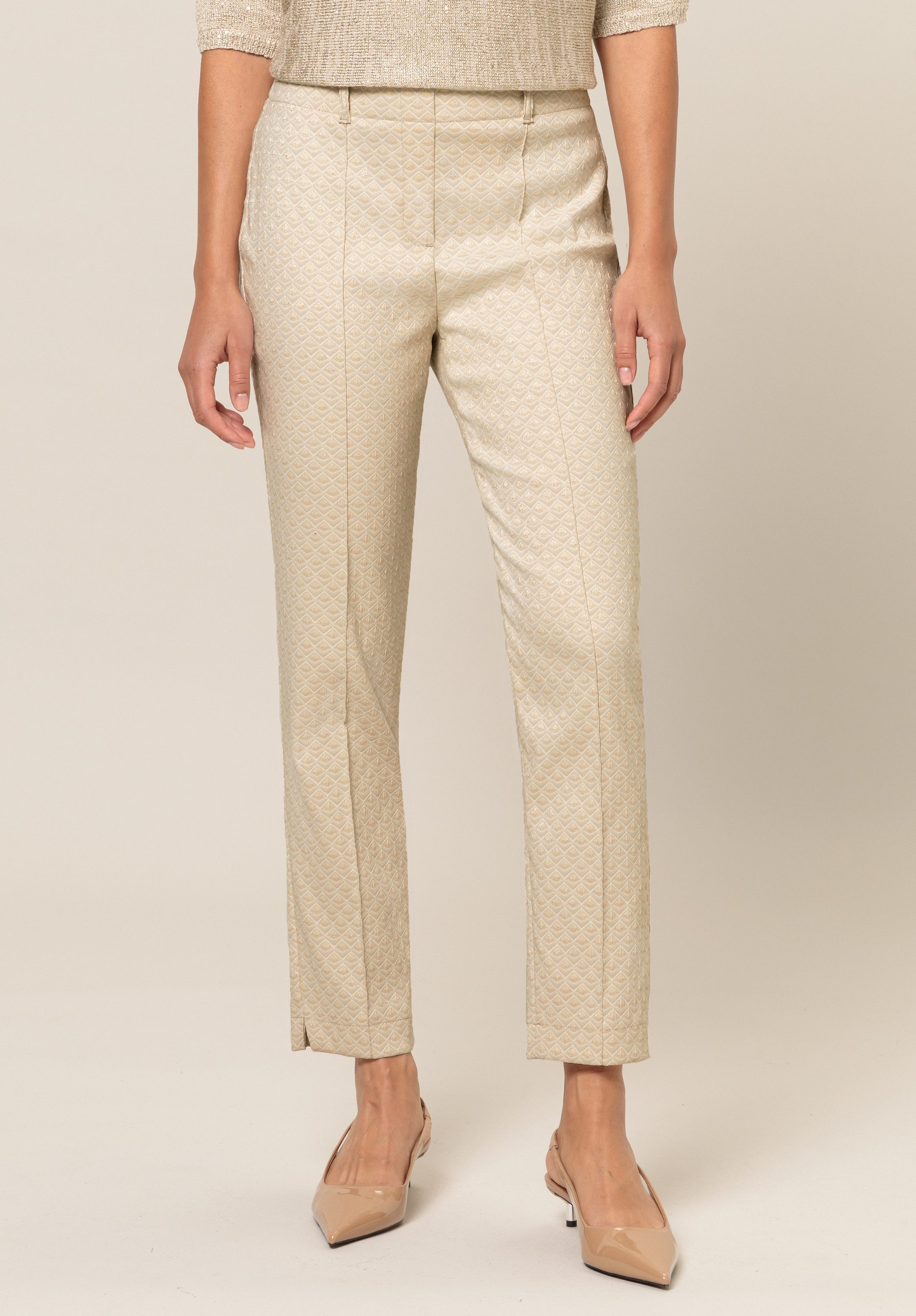 bianca Stretch-Hose DENVER in modernem Minimaldessin günstig online kaufen