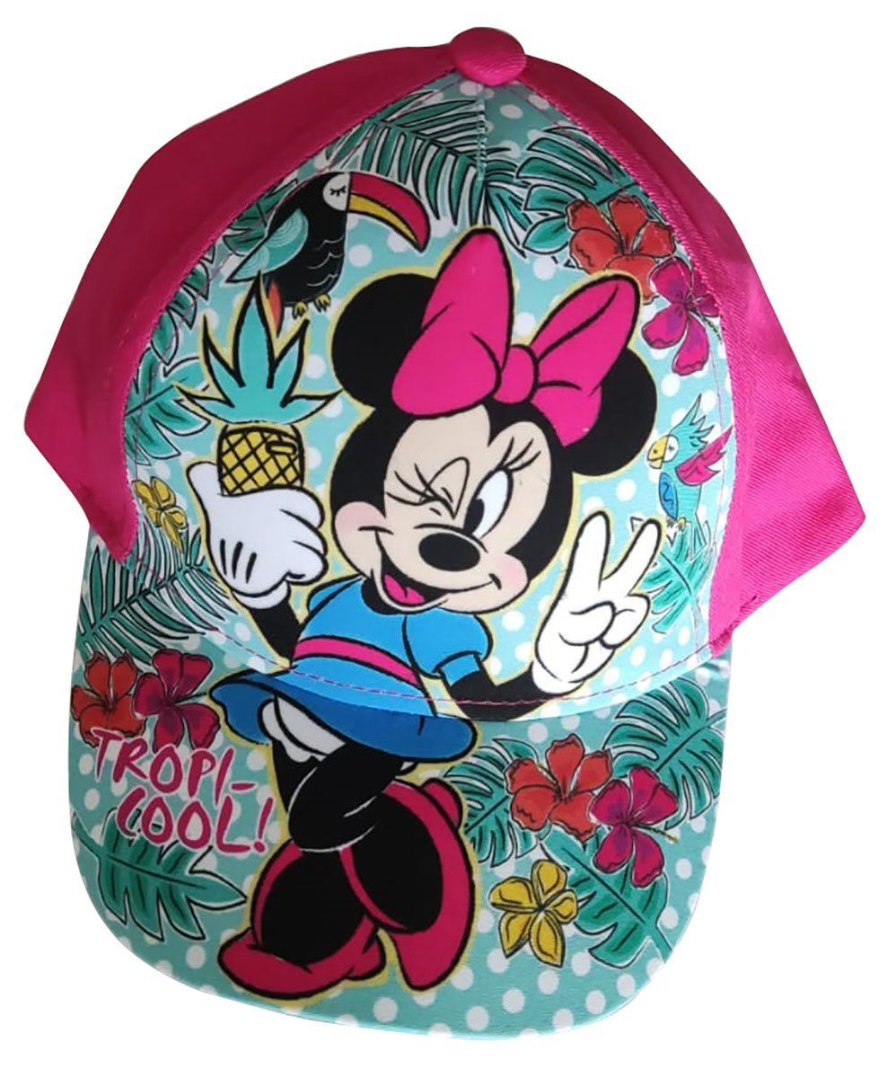 Schirmmütze Disney Minnie Maus Kappe, Basecap, Mütze, "Tropi-C