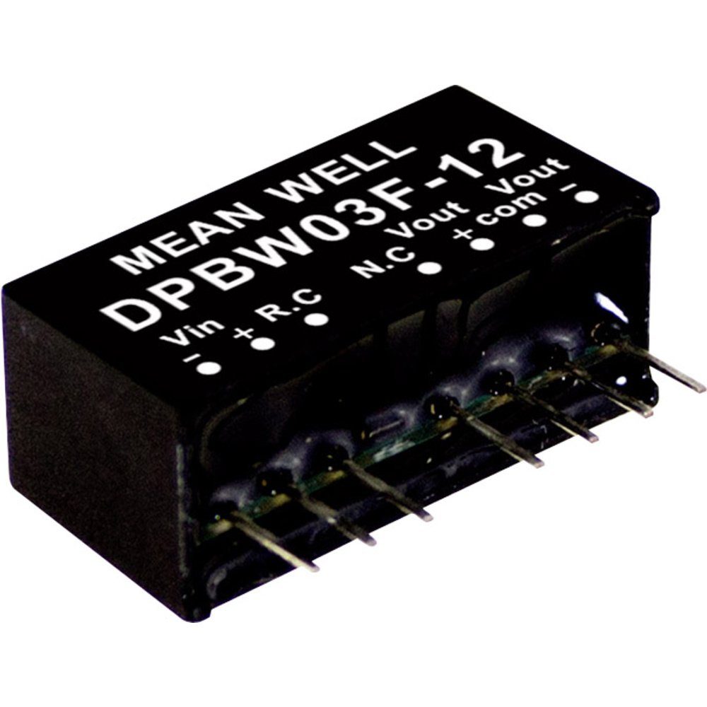 MeanWell Spannungswandler MEAN WELL DPBW03G-15 DC/DC-Wandlermodul 100 mA 3 W Anzahl Ausgänge:, (DPBW03G-15)