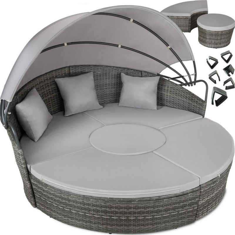 tectake Loungeset Santorin, (Set, 5-tlg)