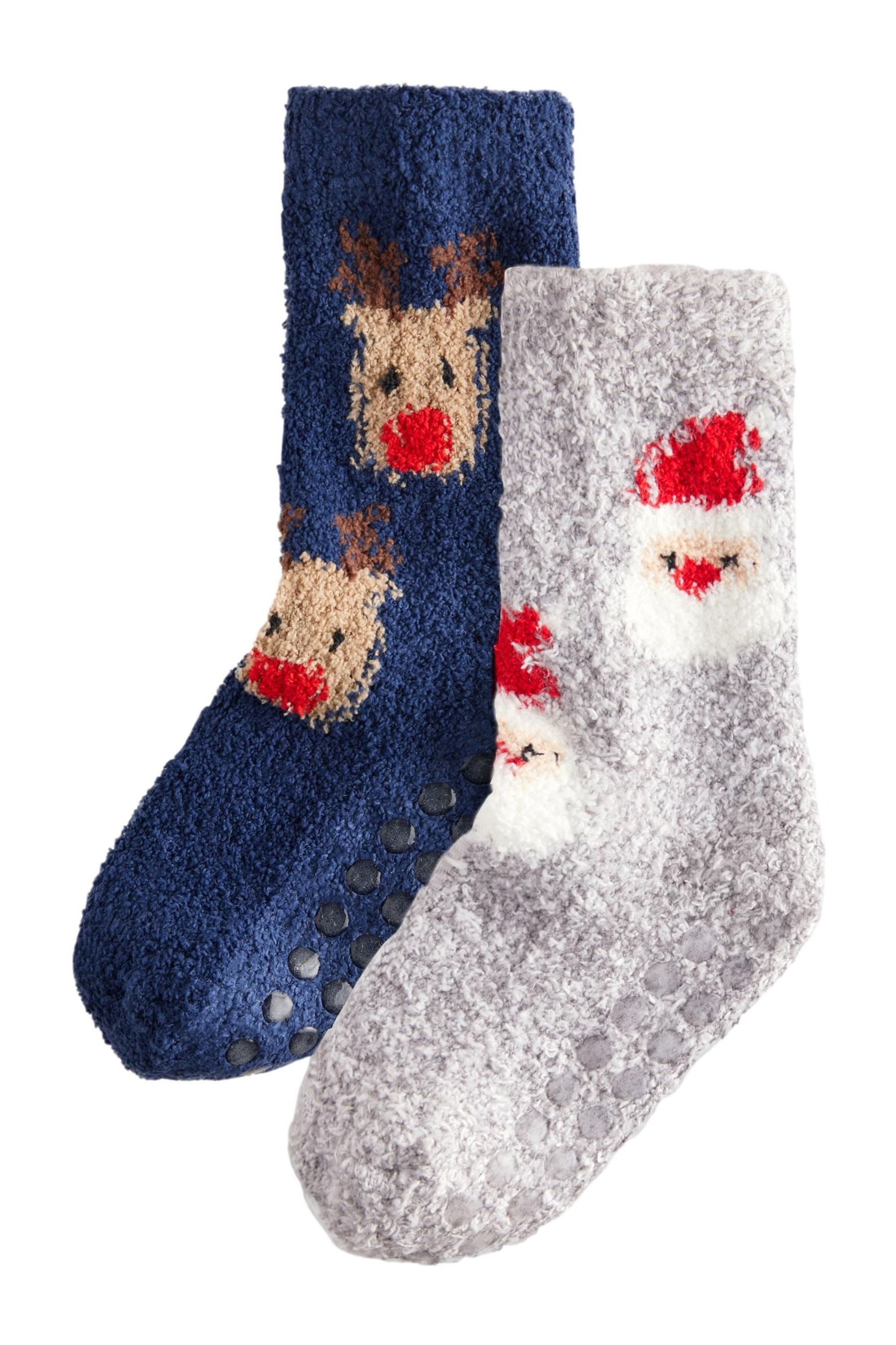 Kuschelsocken Weihnachtliche Socken im 2er-Pack