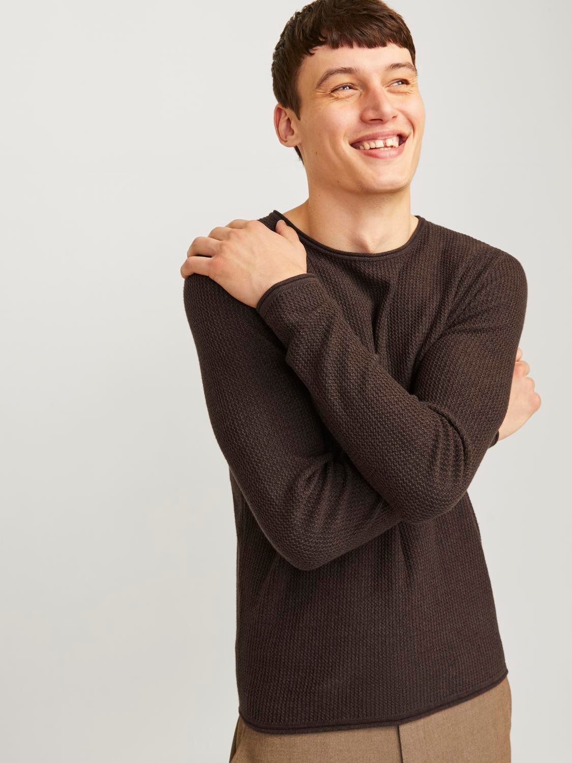 Jack & Jones Rundhalspullover JJECOOPER KNIT günstig online kaufen