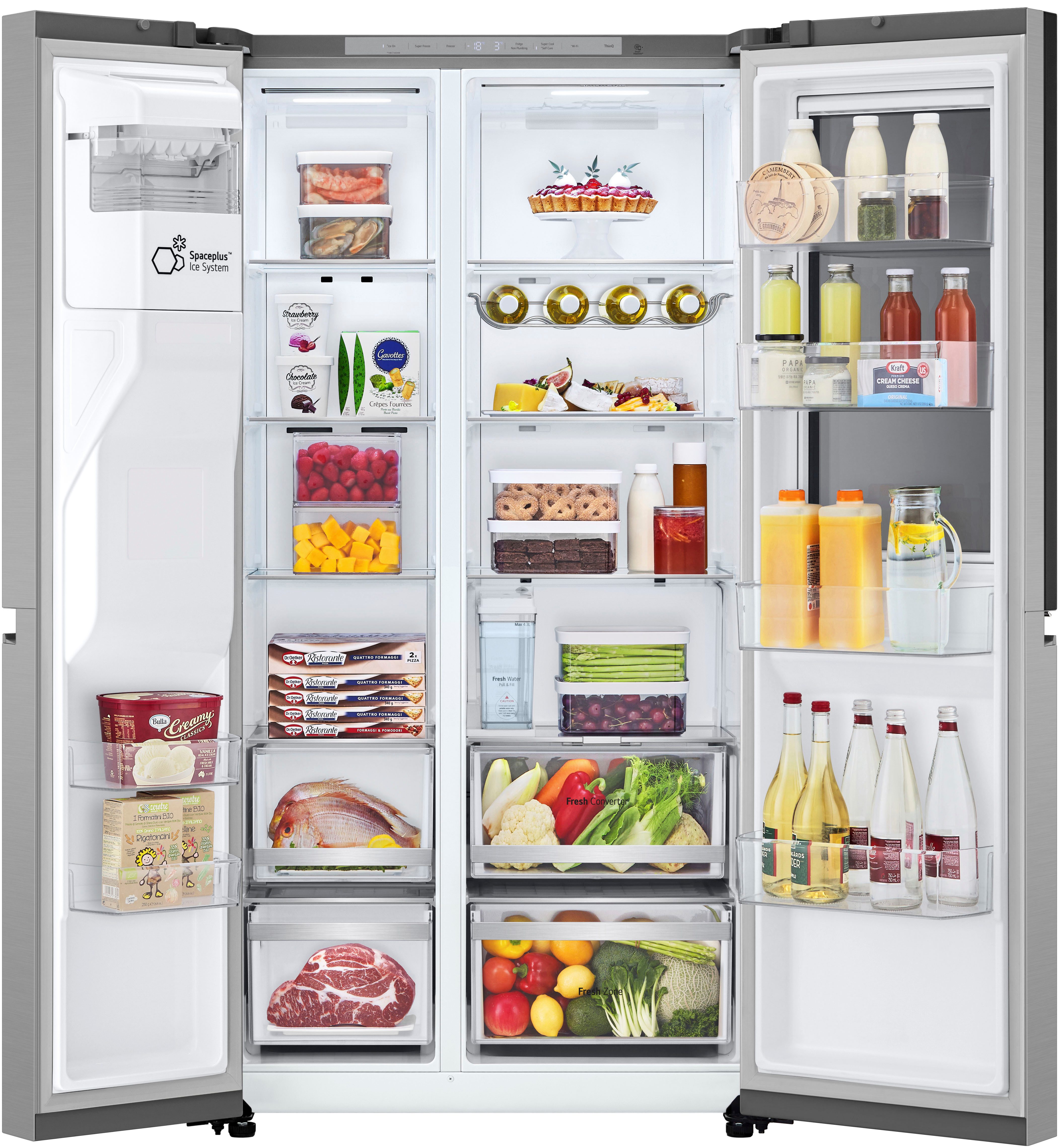 LG Side-by-Side GSXE81PYBD, 179 cm hoch, 91,3 cm breit