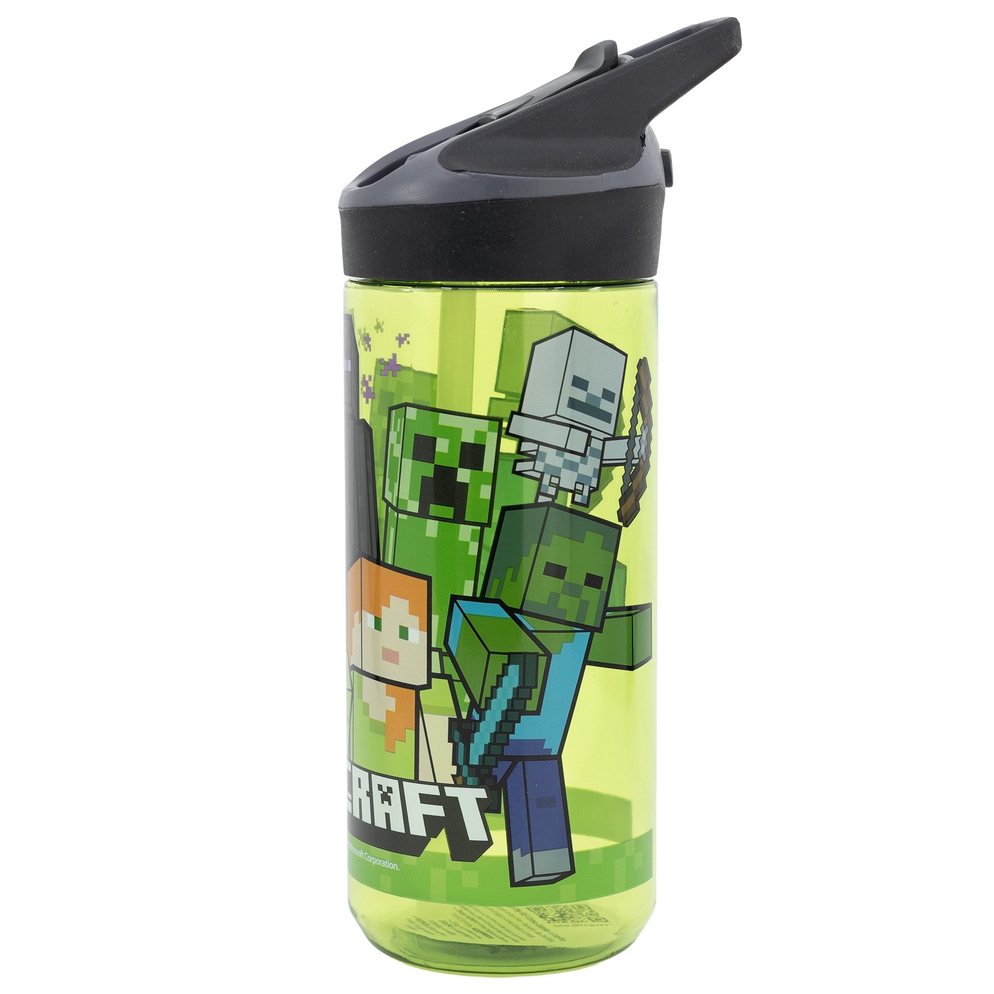 Minecraft Trinkflasche Minecraft Steve Alex Creeper Trinkflasche Flasche 620 ml