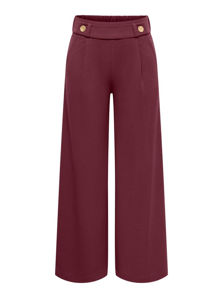 JDY Jerseyhose JDYGEGGO NEW LONG PANT JRS NOOS Materialmix, weit geschnitten