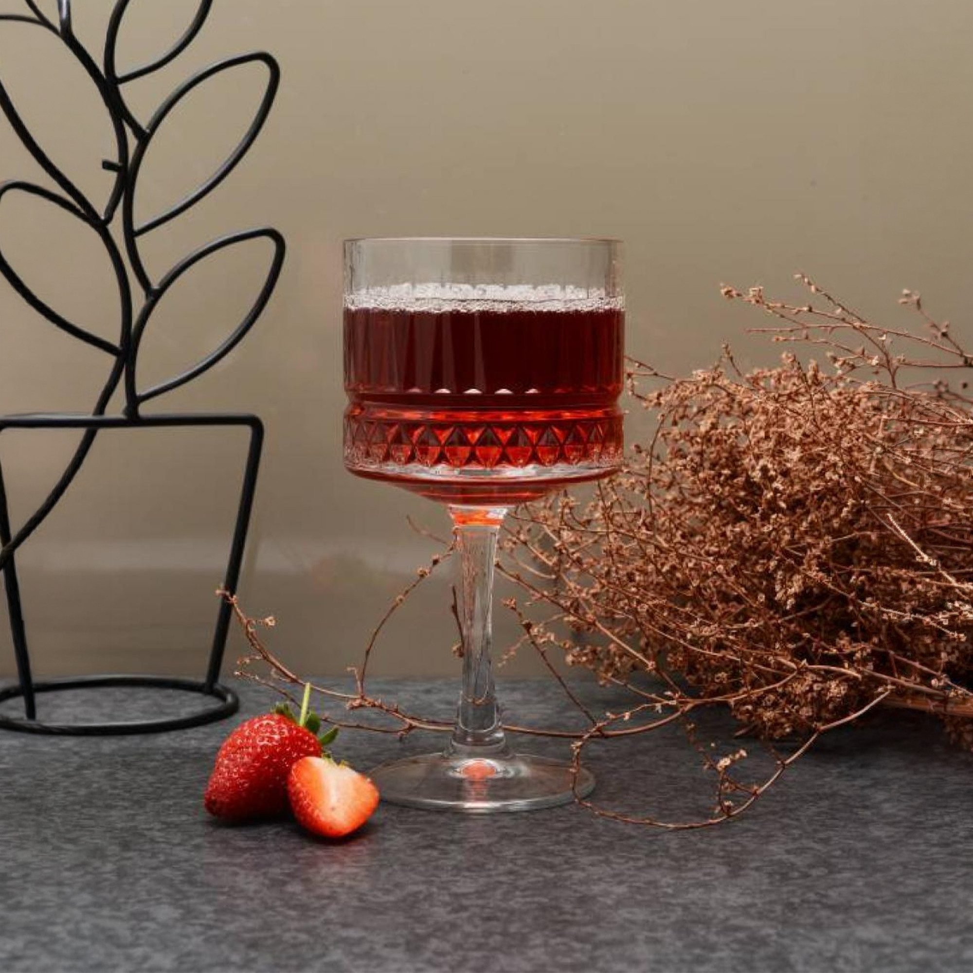 Pasabahce Gläser-Set Elysia Coktailglas, 6-tlg., Glas, Ideal für Cocktails, Gin Tonic oder Desserts, 4er Set, 500ml