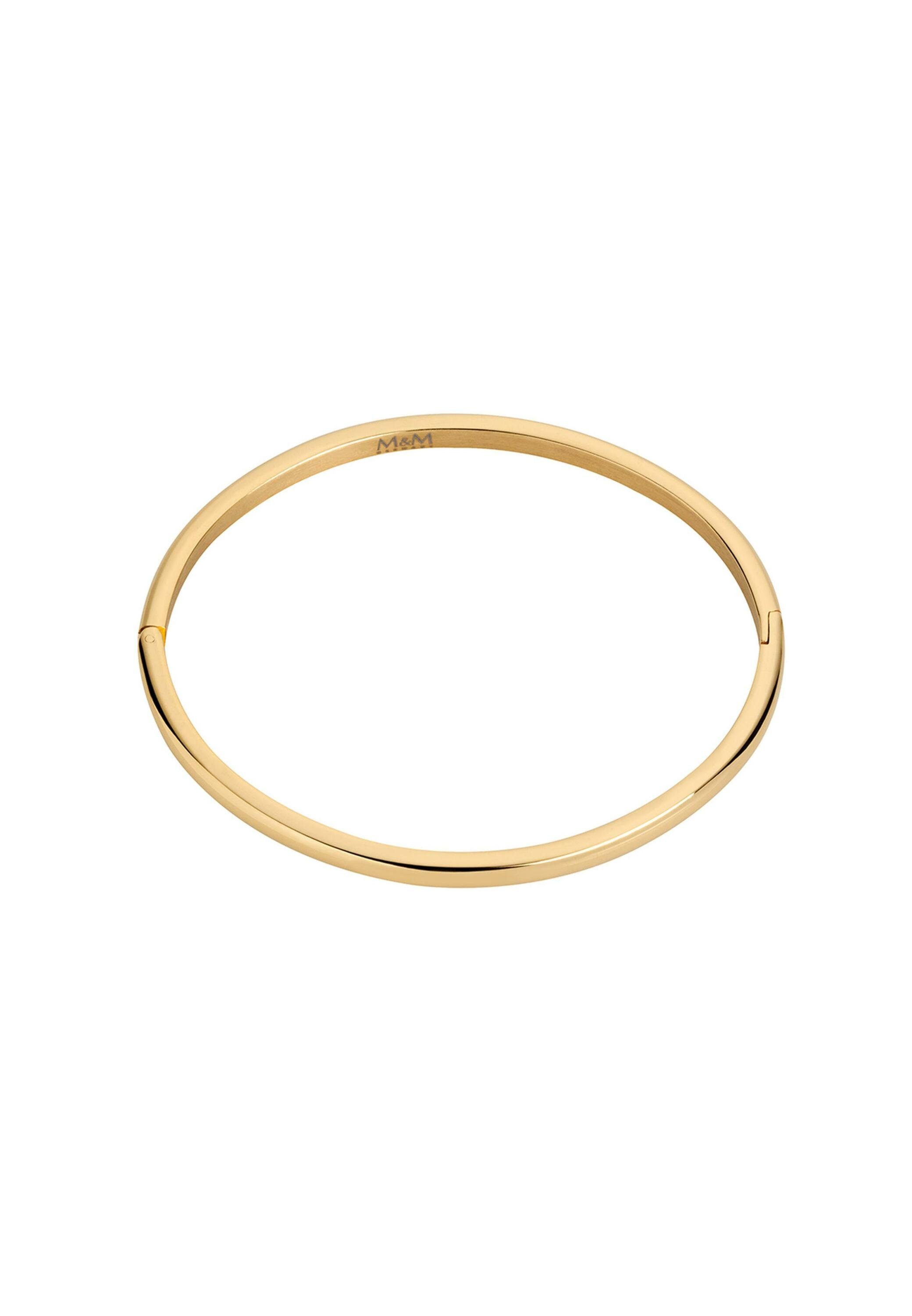 M&M Armreif Armreif Damen gold schlicht, günstig online kaufen