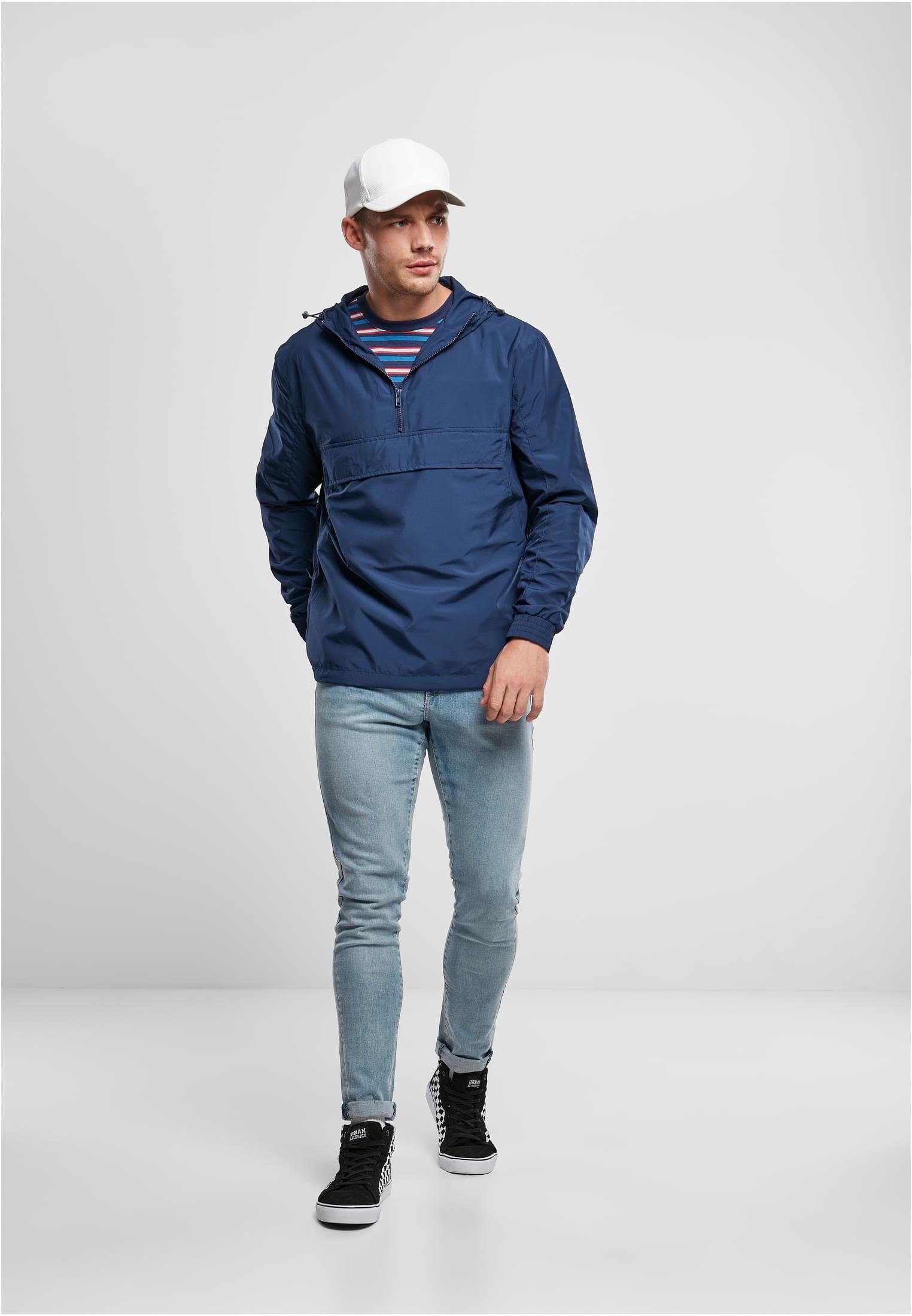 Pull Jacket URBAN Over Sommerjacke (1-St) Basic Herren darkblue CLASSICS