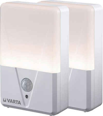 VARTA Nachtlicht »VARTA Motion Sensor Nachtlicht Set ist batteriebetrieben mit Bewegungsfunktion, LED Lichtleistung bis zu 17 Lumen«