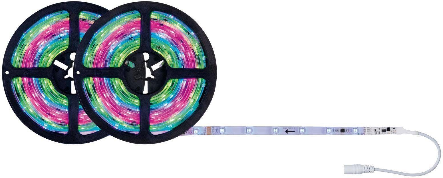 Paulmann LED-Streifen FN SimpLED Strip Set 10m Motion RGB, 17W, 230/12V, DC, Weiß Kunststoff