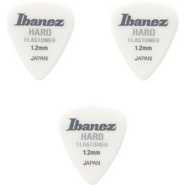 Ibanez Plektrum, BEL18HD12 Elastomer Picks Hard White - Plektren Set