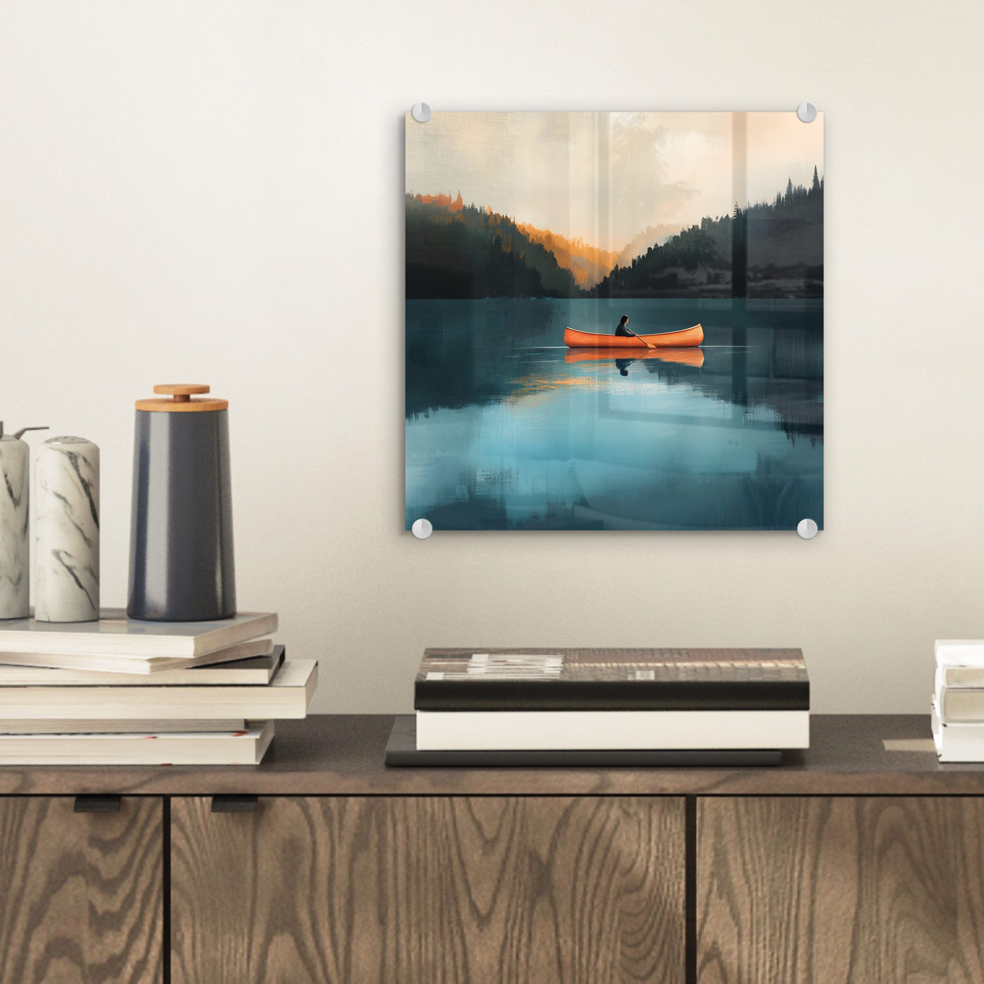 MuchoWow Acrylglasbild Wälder - See - günstig online kaufen