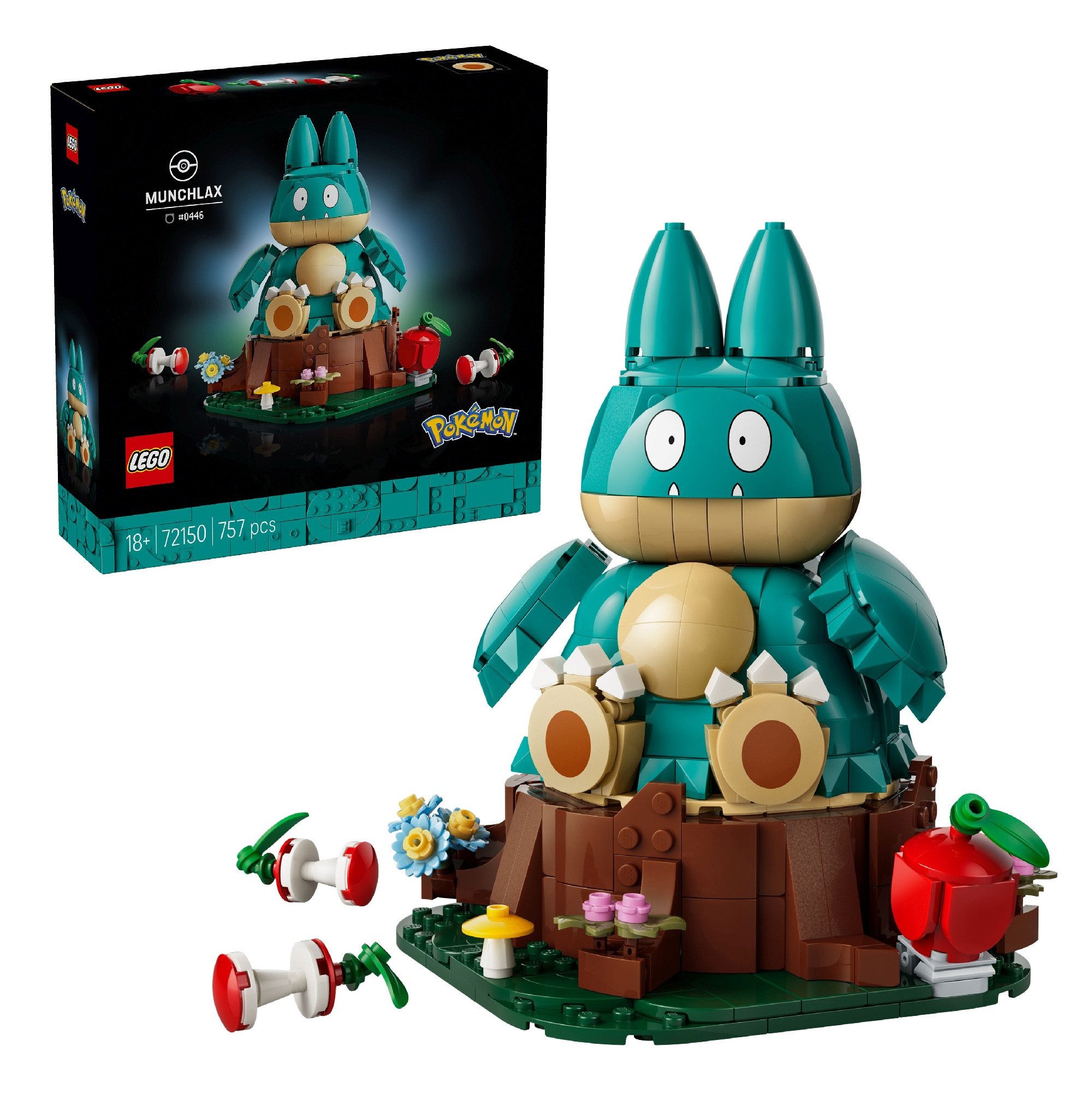 LEGO® Sammelkarte LEGO Pokemon Mampfaxo Set 72150