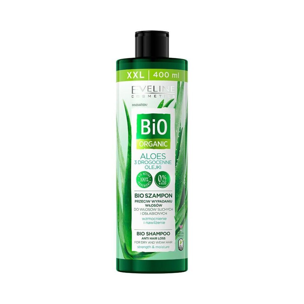 Eveline Cosmetics Haarpflege-Set Bio Bio Shampoo gegen Haarausfall Aloe vera