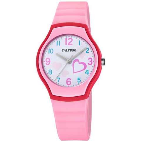 CALYPSO WATCHES Quarzuhr Junior Collection, K5806/2, mit Herzmotiv, ideal auch als Geschenk