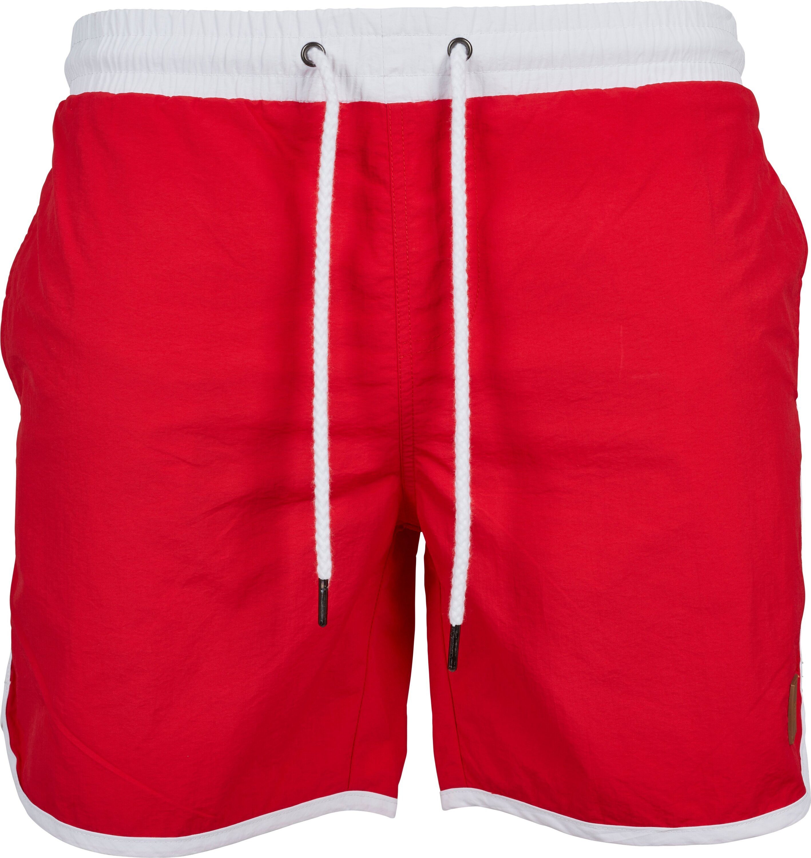 Retro firered/white Swimshorts Herren CLASSICS Badeshorts URBAN