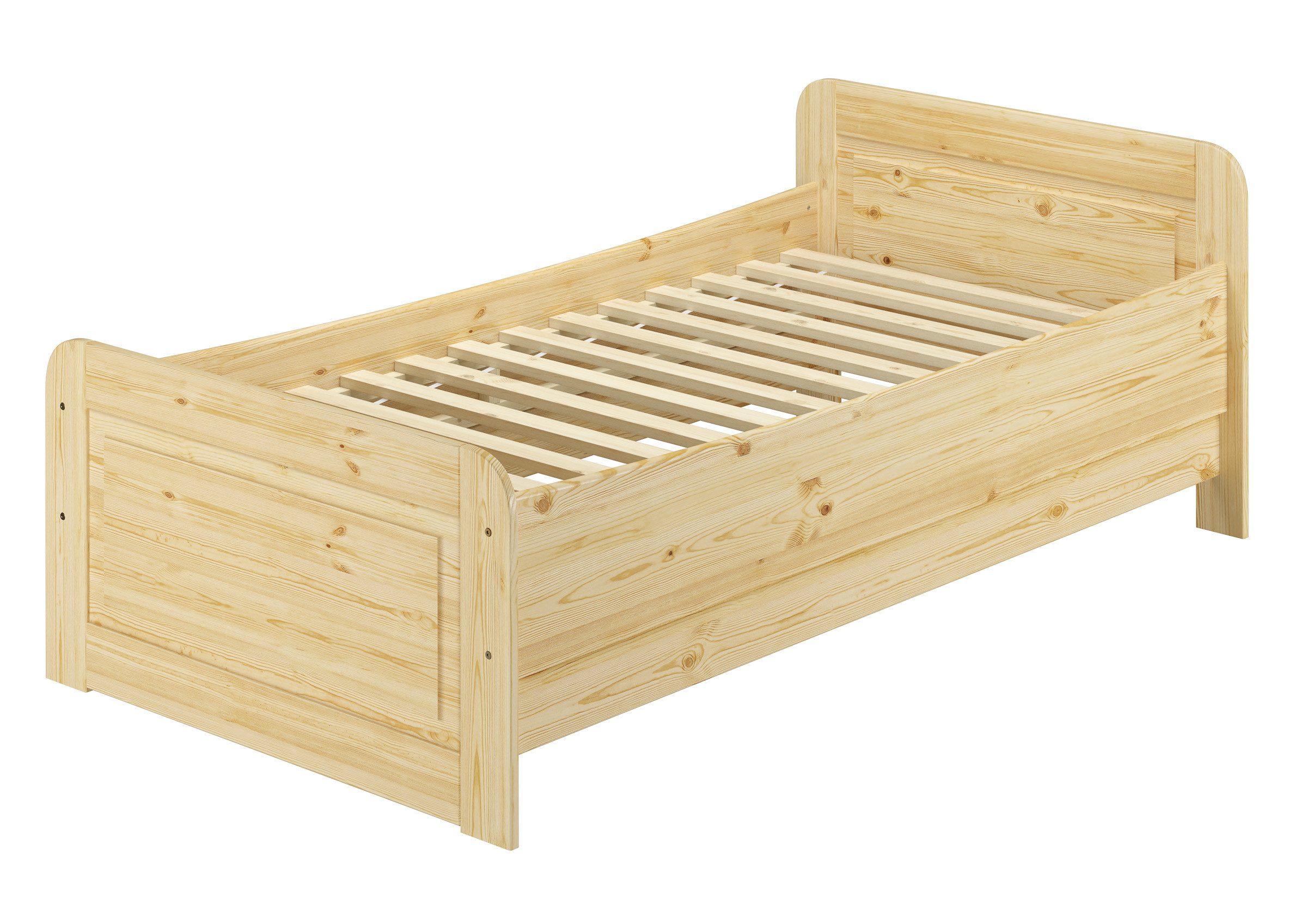 ERST-HOLZ Bett Einzelbett hoch 100 x günstig online kaufen
