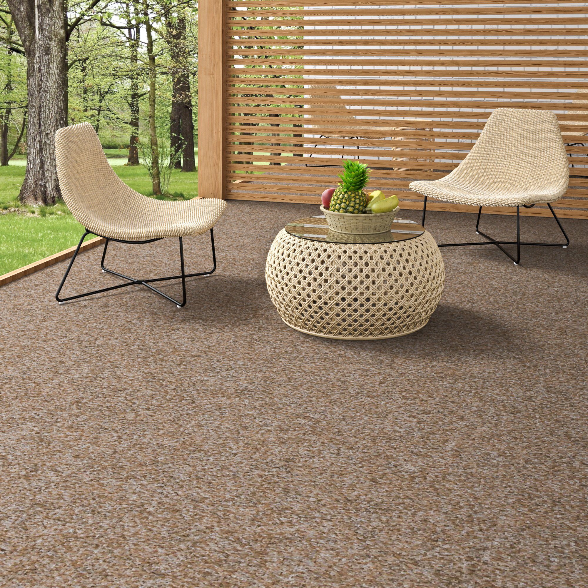 Snapstyle Rasenteppich Kunstrasen Rasenteppich mit Noppen Kingston, Rechteckig, Höhe: 7 mm