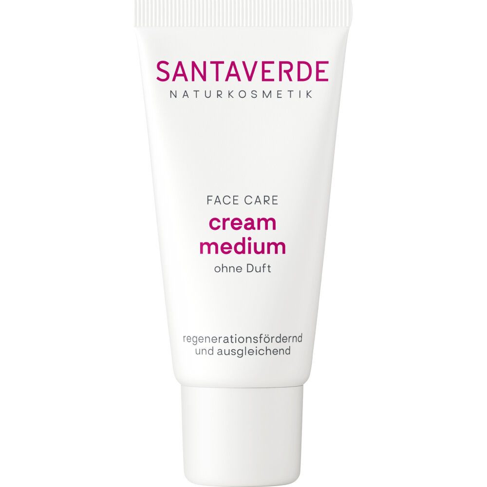 SANTAVERDE GmbH Gesichtspflege cream medium ohne Duft, 30 ml