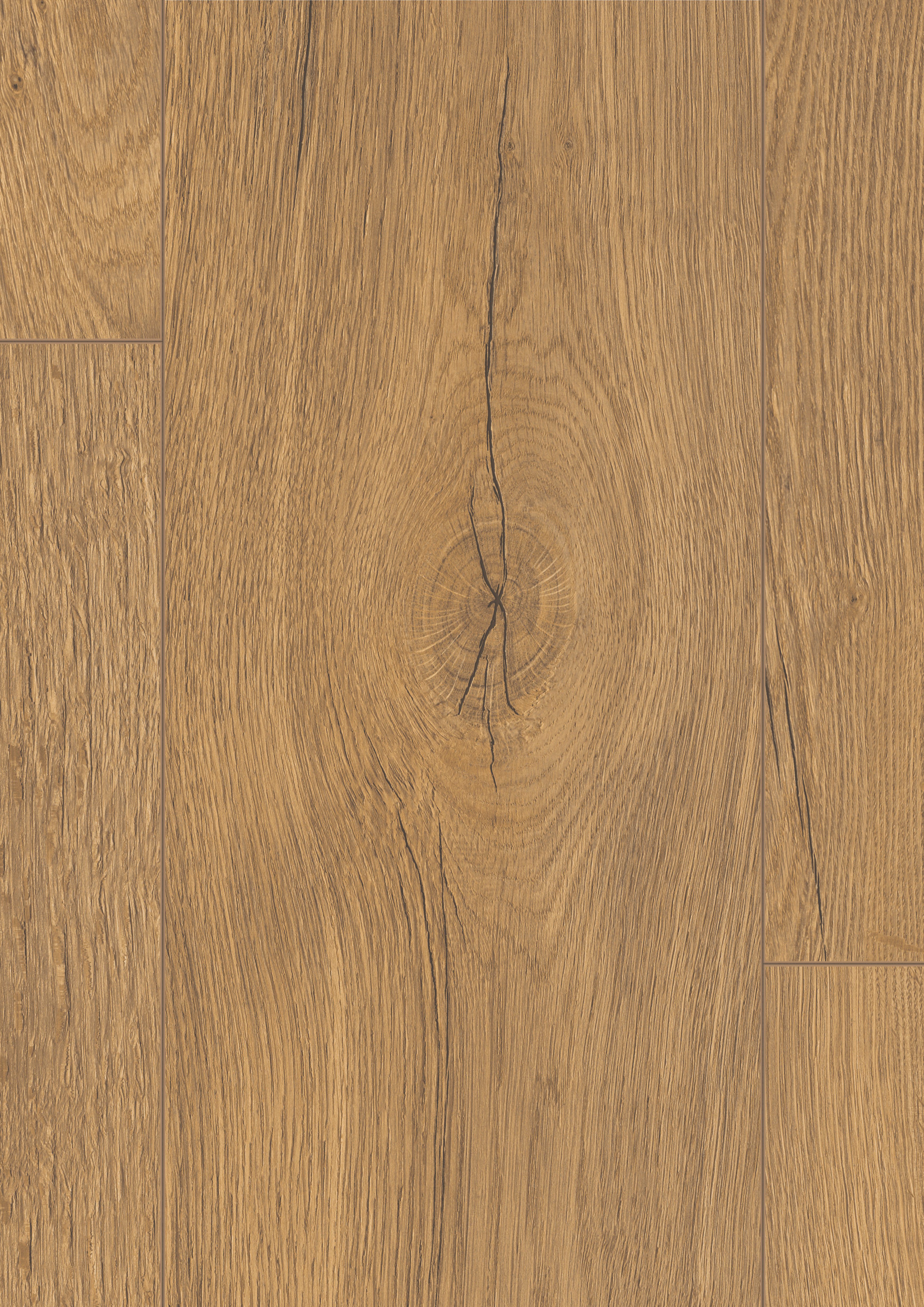 EGGER Laminat Laminat NatureSense EL2096 Elva Eiche honig, (8mm, 1,995qm), Praktisch & Pflegeleicht