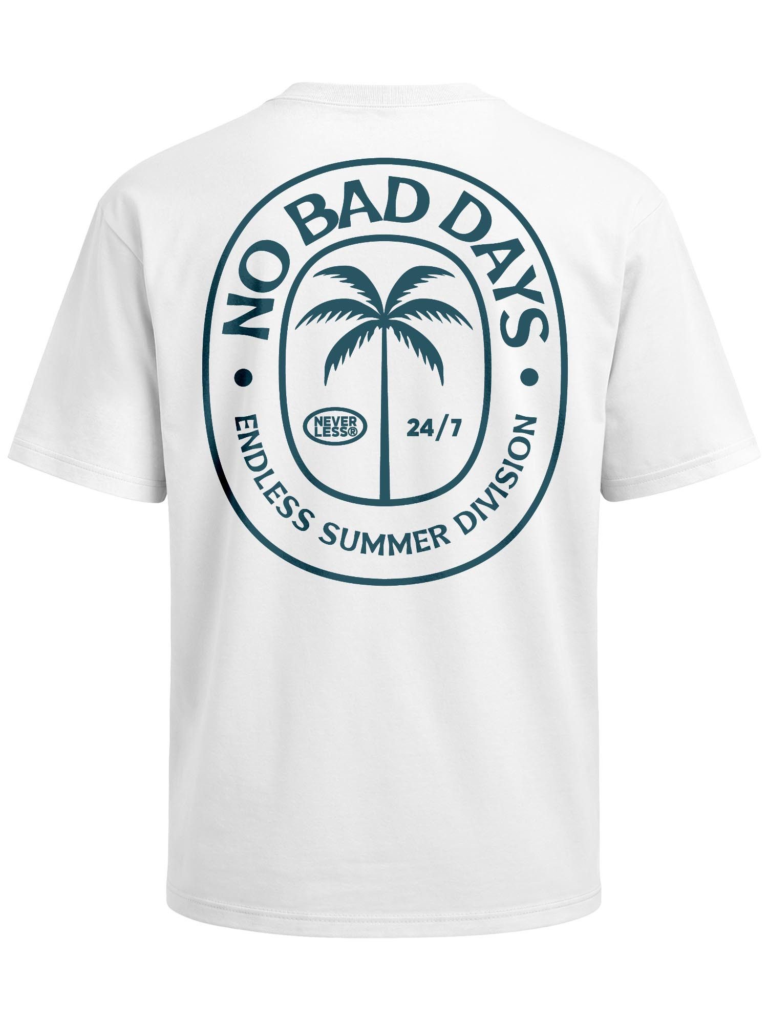Oversize-Shirt Herren T-Shirt - Summer Division - Oversized Relaxed Fit Sommer