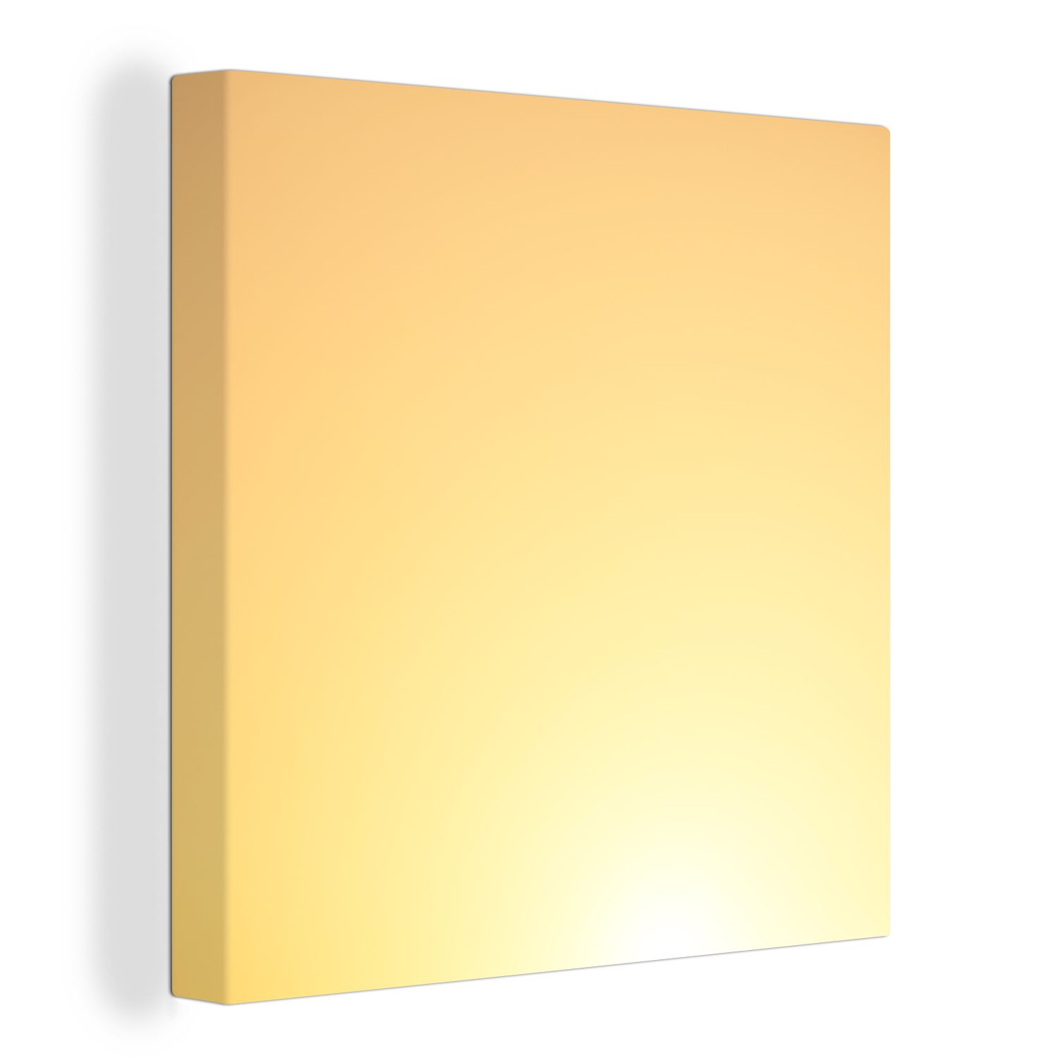 OneMillionCanvasses® Leinwandbild Sonne mit gelbem Schimmer, (1 St), Leinwand Bilder für Wohnzimmer Schlafzimmer