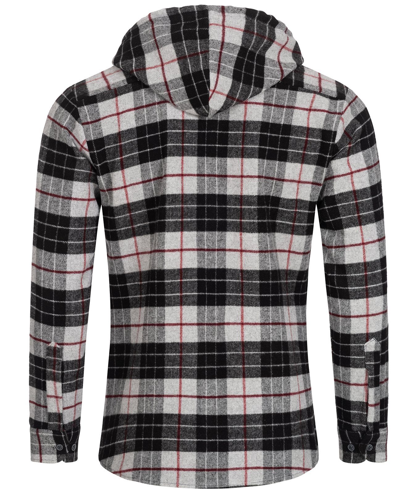 Rock Creek Flanellhemd Herren Hemd Flanellhemd mit Kapuze H-255