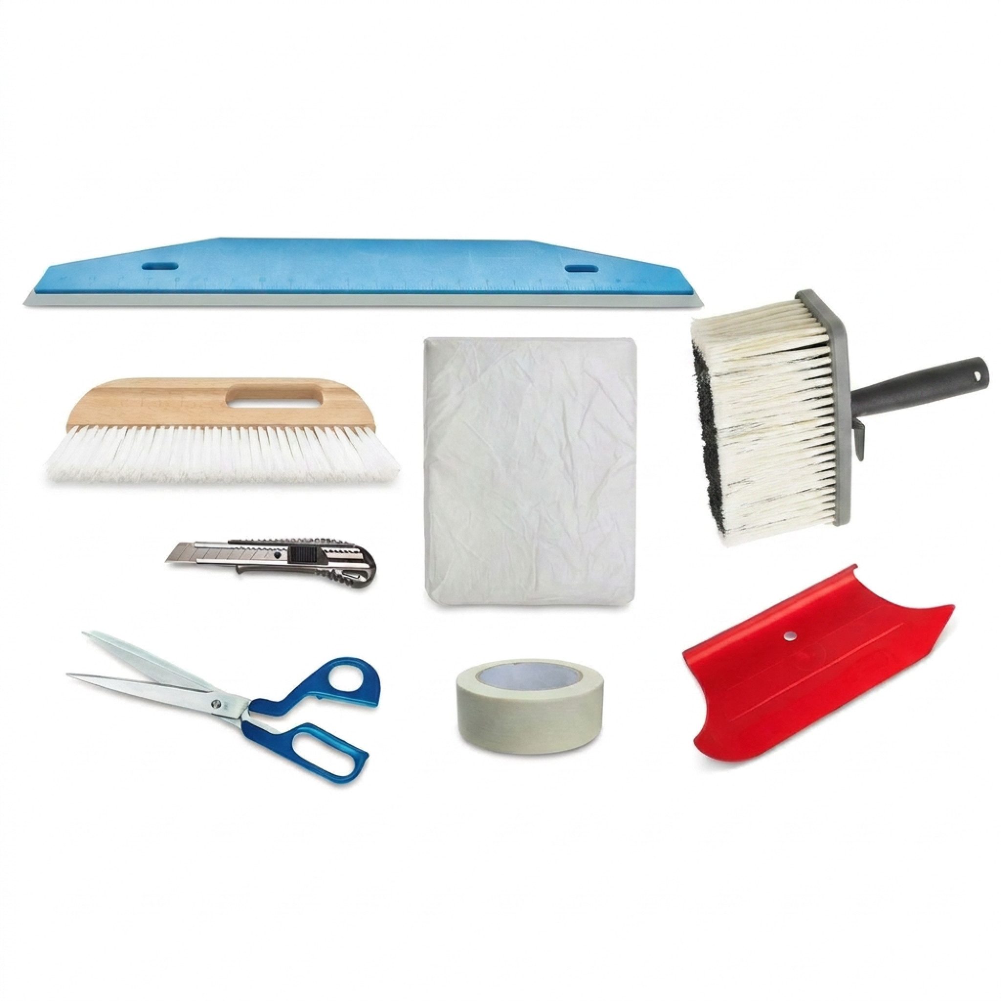 varivendo Tapezierbürste Profi Tapezierset 8tlg. Werkzeug Tapezieren 8-teilig, Tapezieren, (Set, 8-tlg., Tapezierset), Tapezier Tapete Tapezieren Tapezierzubehör