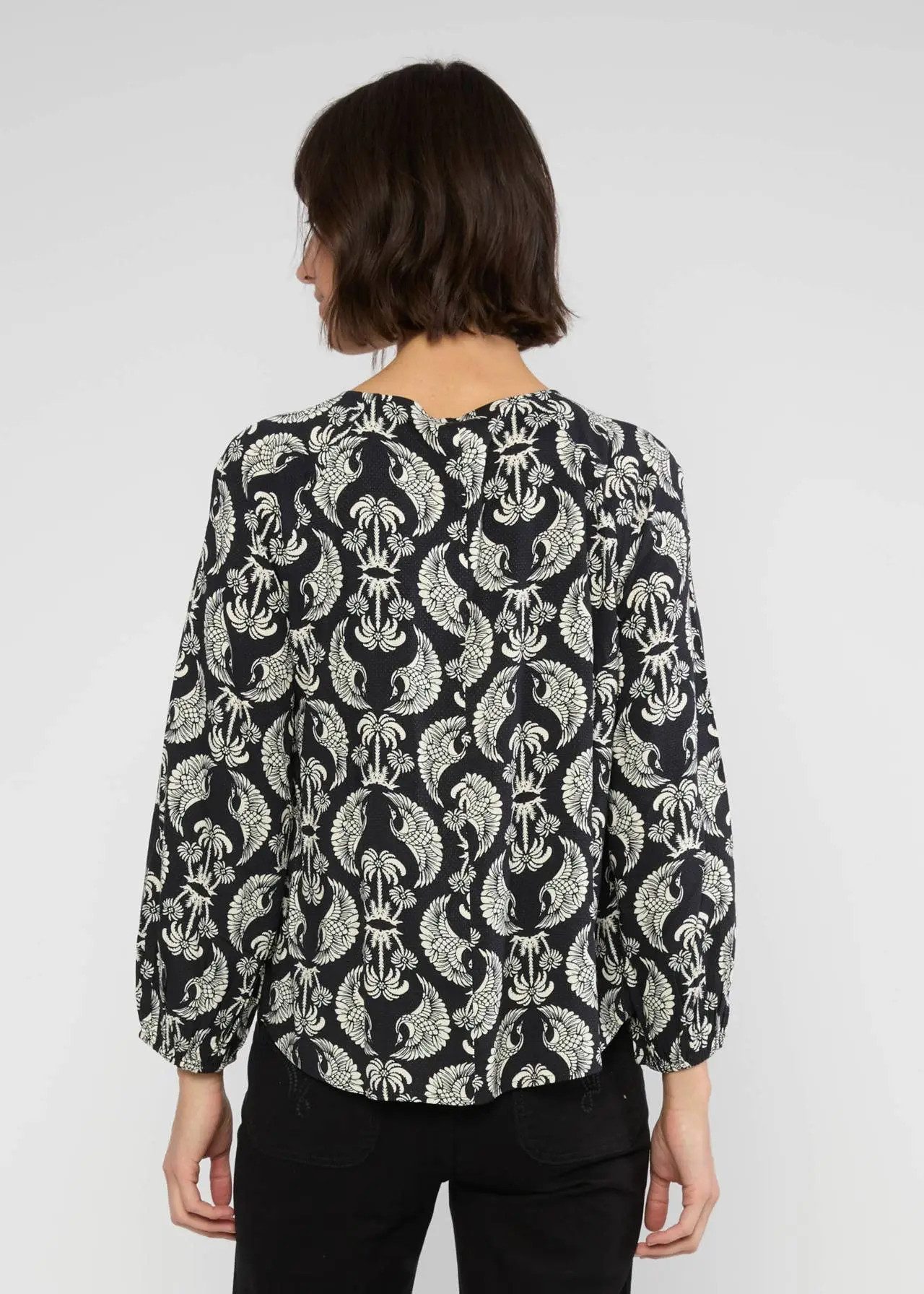 Blutsgeschwister Langarmbluse - Memories of Mary Bluse – Damenbluse