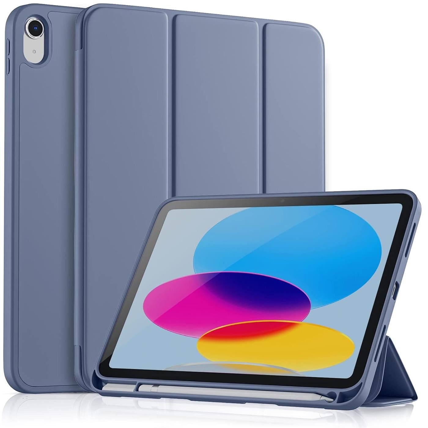CoolGadget Tablet-Hülle Smart Cover für Apple iPad Air 5, Schutz Tasche aufstellbar mit Stift Halter für iPad Air 5