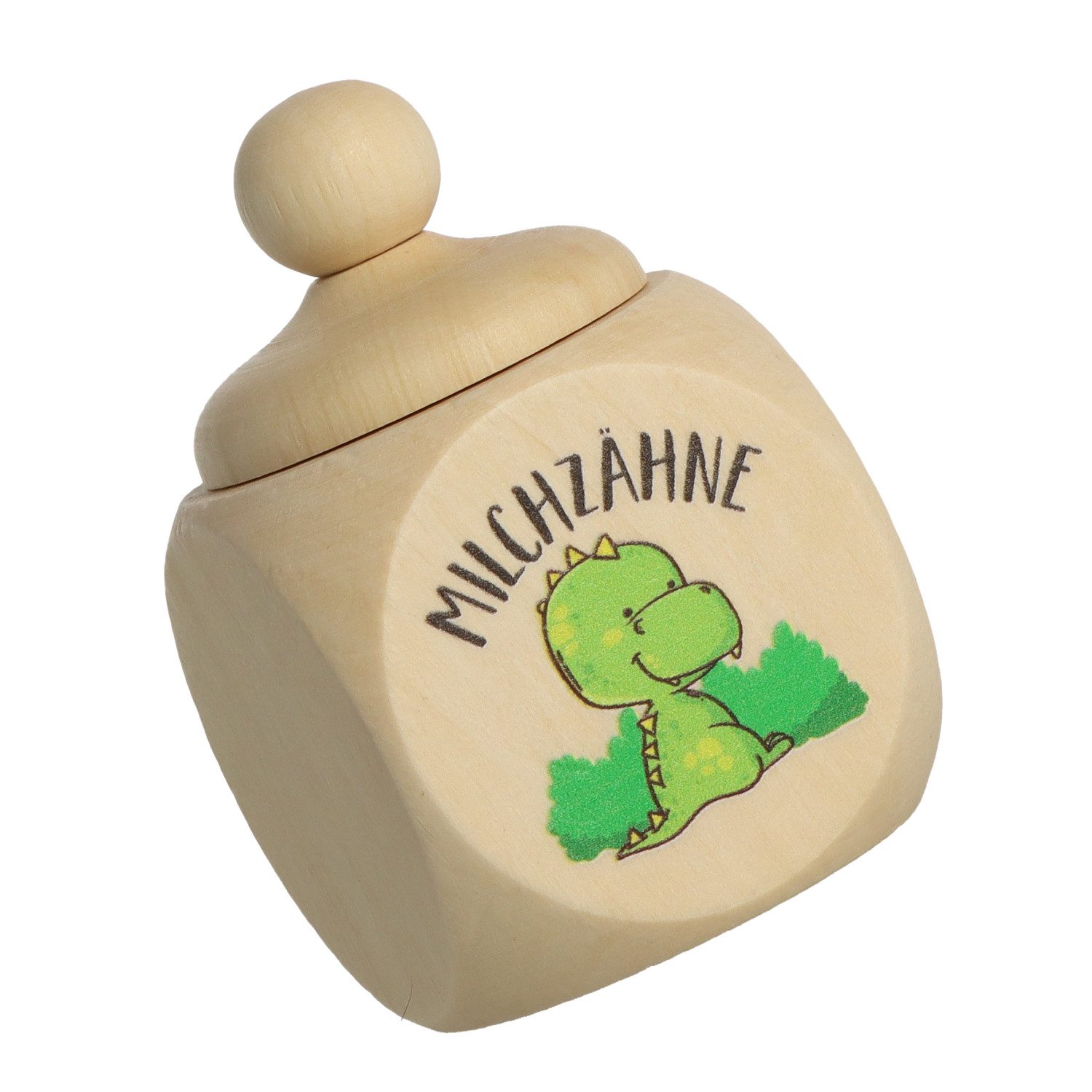 Spruchreif® Zahndose Milchzahndose aus Holz mit Schraubdeckel · Zahndose zur Aufbewahrung (1 St)