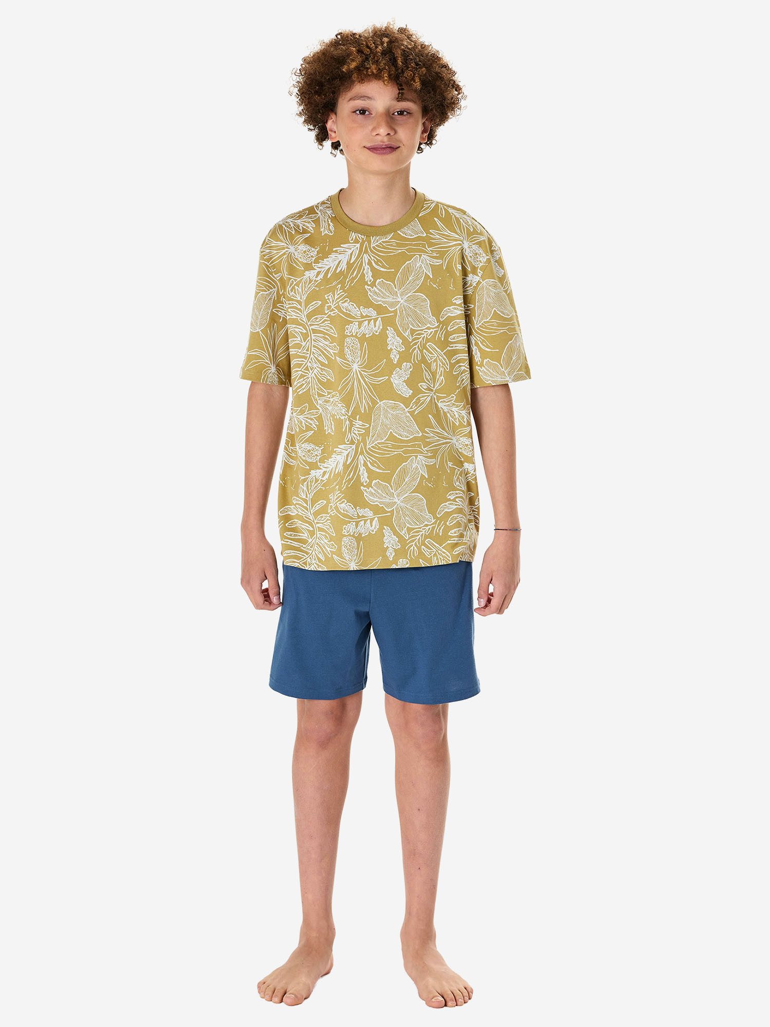 Schiesser Pyjama Nightwear (2 tlg) Schlafanzug, Pyjama Set, Nachtwäsche