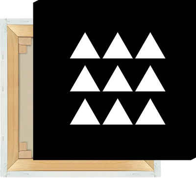 MOTIVISSO Leinwandbild Triangle Formation
