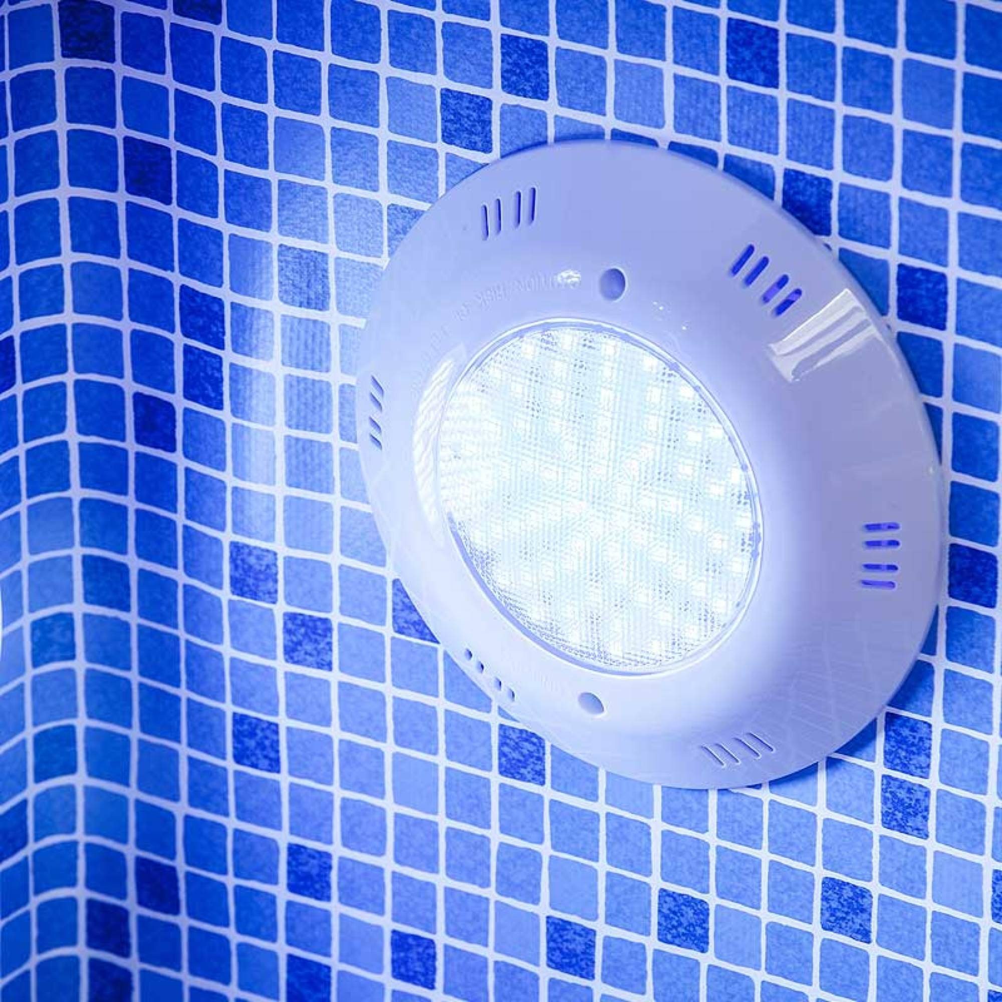 Heissner Pool-Lampe SMART LIGHT Pool-Wandeinbaustrahler, 25W, RGB, D=2