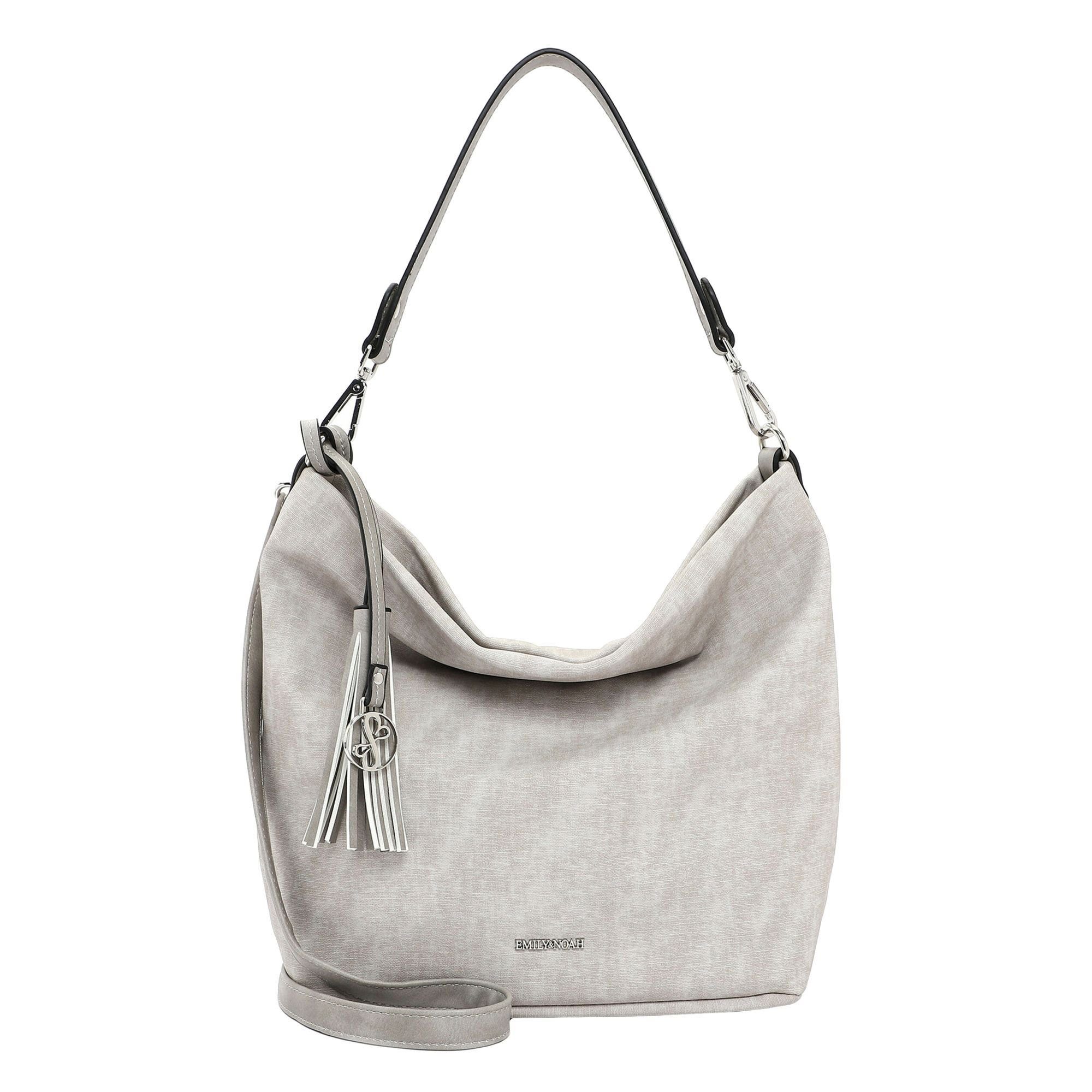 lightgrey Elke, EMILY Kunstleder NOAH Schultertasche & E&N