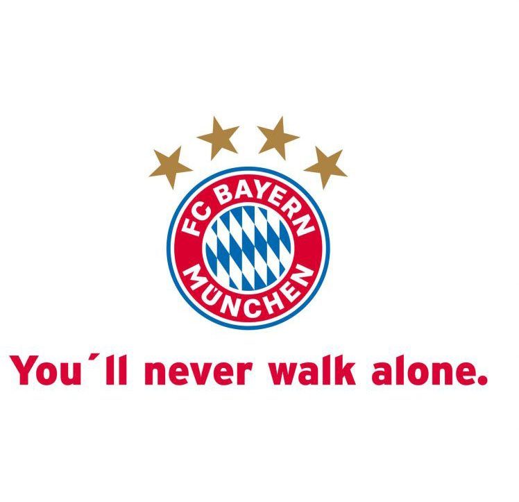 Wall-Art Wandtattoo »Fußball You'll never walk alone« (1 Stück)-Otto