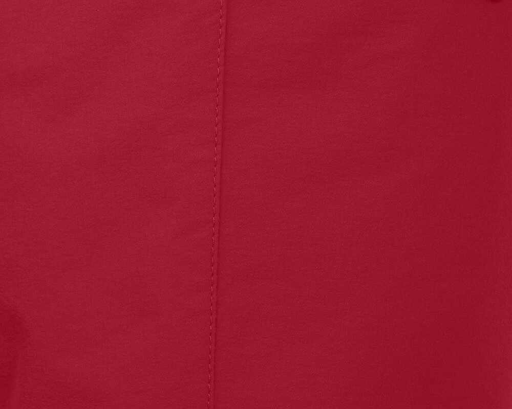 Bergson Outdoorhose VIDAA COMFORT Capri (slim) Damen 3/4 Wanderhose, leicht, strapazierfähig, Normalgrößen, rot – Bild 4 von 4