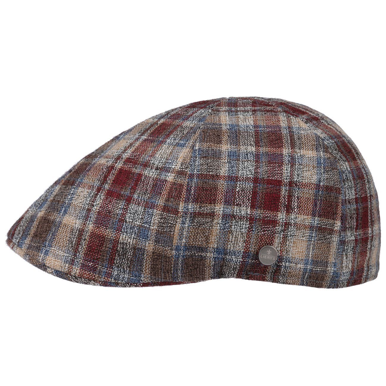 Lierys Flat Cap (1-St) Schirmmütze mit Schirm, Made in the EU rot