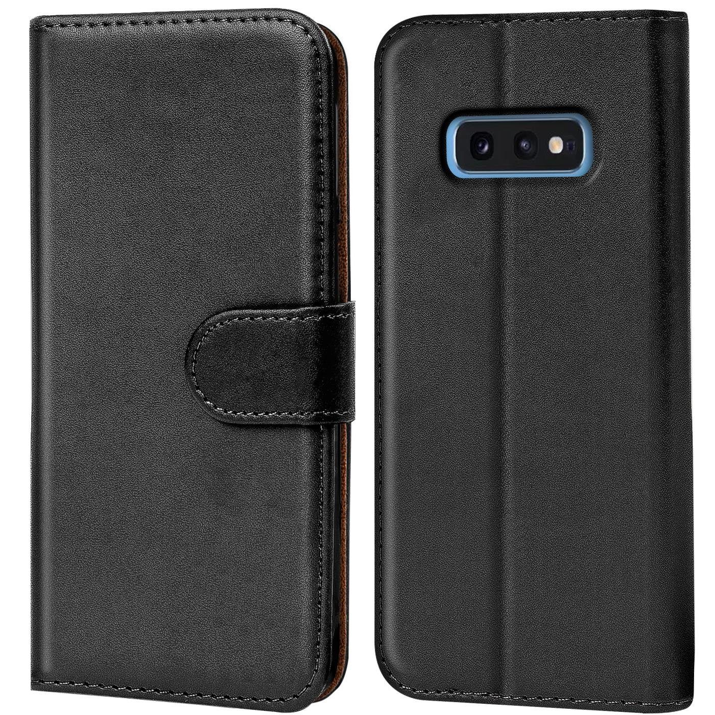 CoolGadget Handyhülle Wallet Klapp Tasche Book Case für Samsung Galaxy S10E 5,8 Zoll, Hülle Klapphülle Flip Cover Etui Schutzhülle